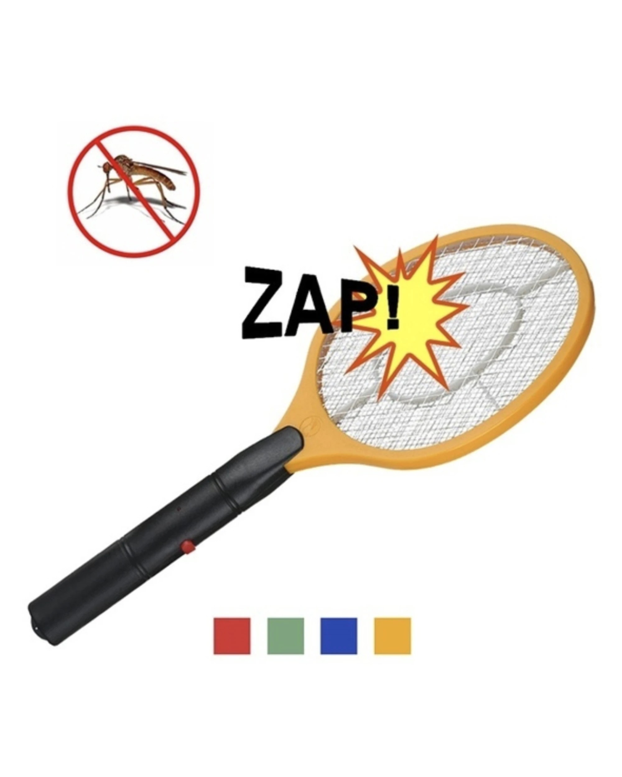 4 Br Outdoor Bug Zapper Racket Fly Mosquito Pest Swatter Net Racquet Electric Insect Killer, 4 of 4