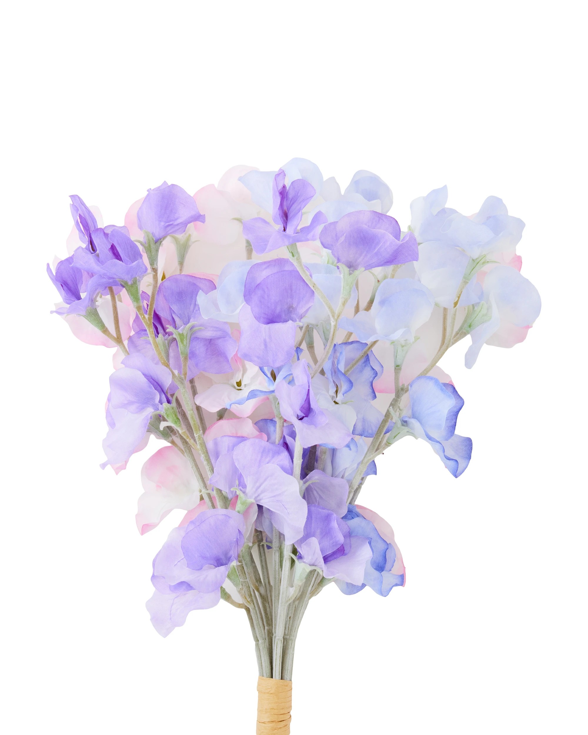 3 Artificial Sweet Pea Pastel Bunch, 3 of 4