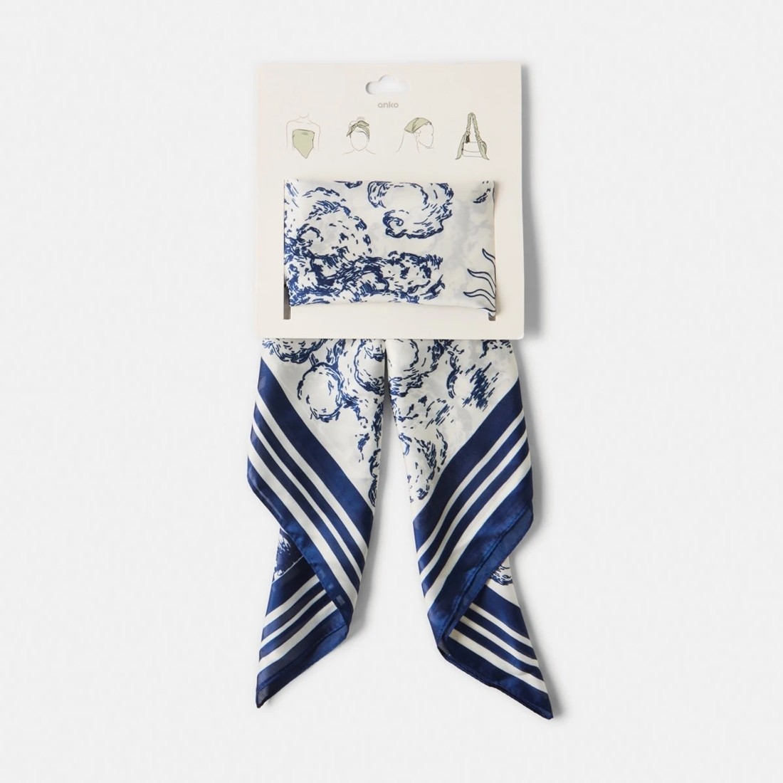 6 Hair Scarf - Scenery, 6 of 6