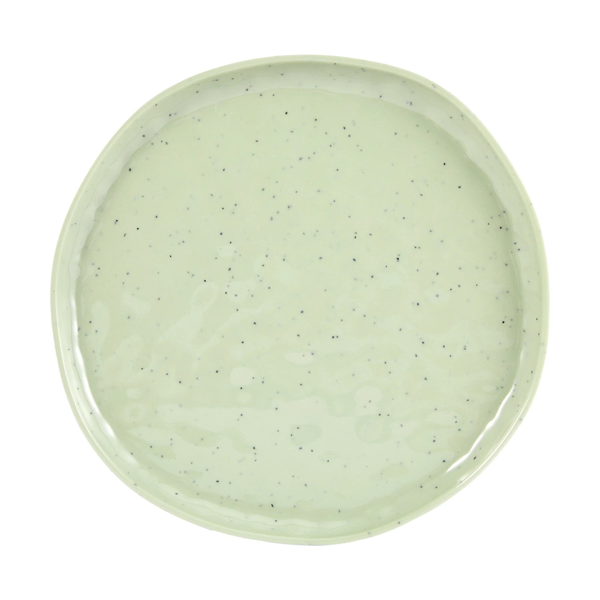 5 4 Pack Green Glazed Look Side Plates, 5 of 7