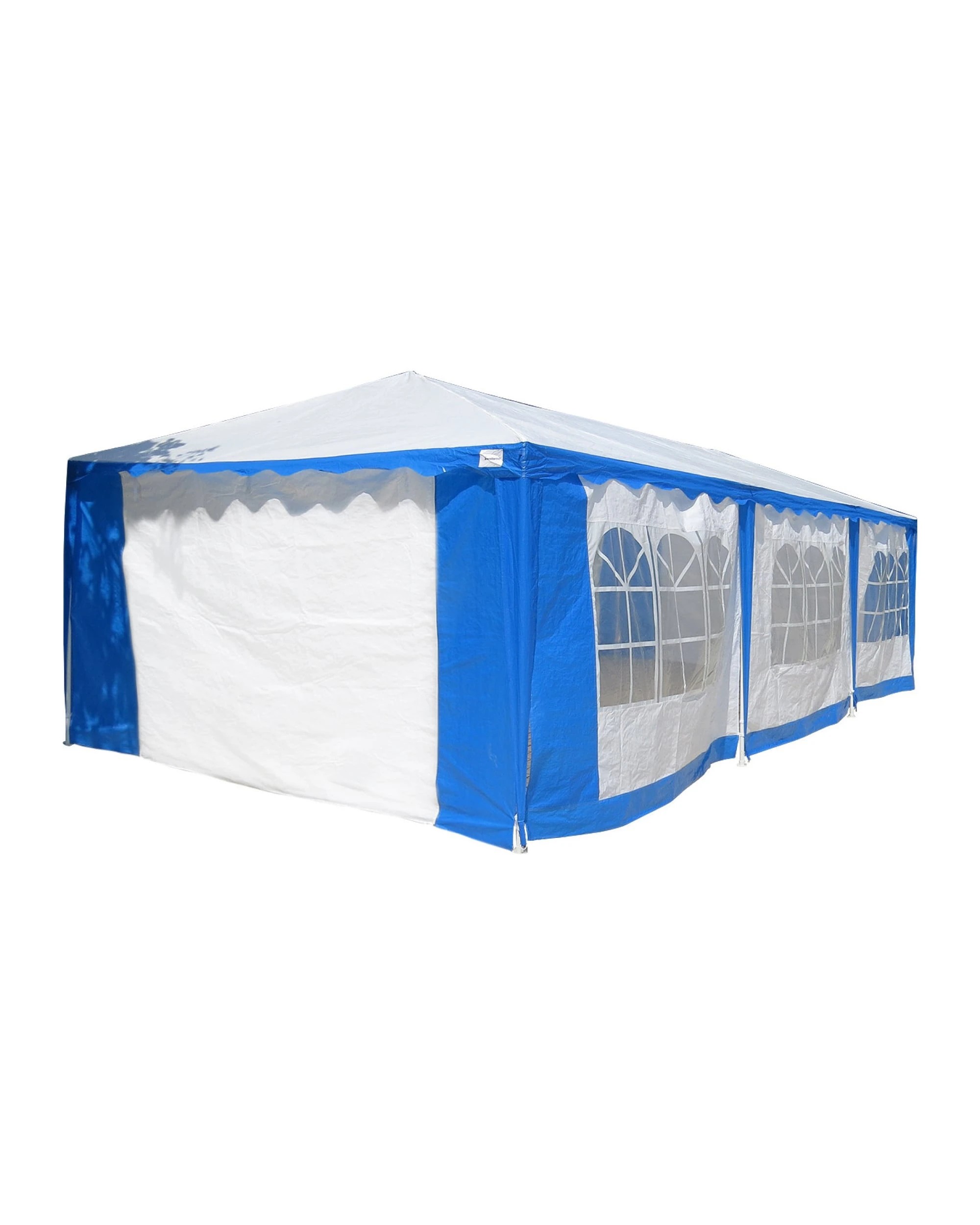 2 Wallaroo Large 4m x 8m Gazebo Party Wedding Tent Outdoor Event Marquee Canopy - Blue, 2 of 7