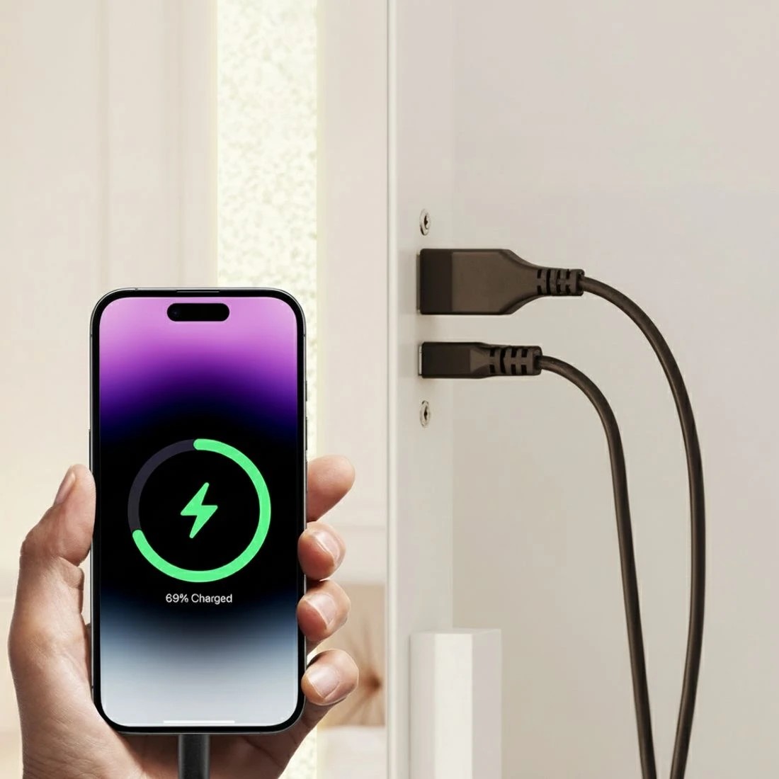 7 Embellir Makeup Mirror 60x50cm 360° Rotatable Vanity Mirror with Lights Crystal LED - Multi, 7 of 8