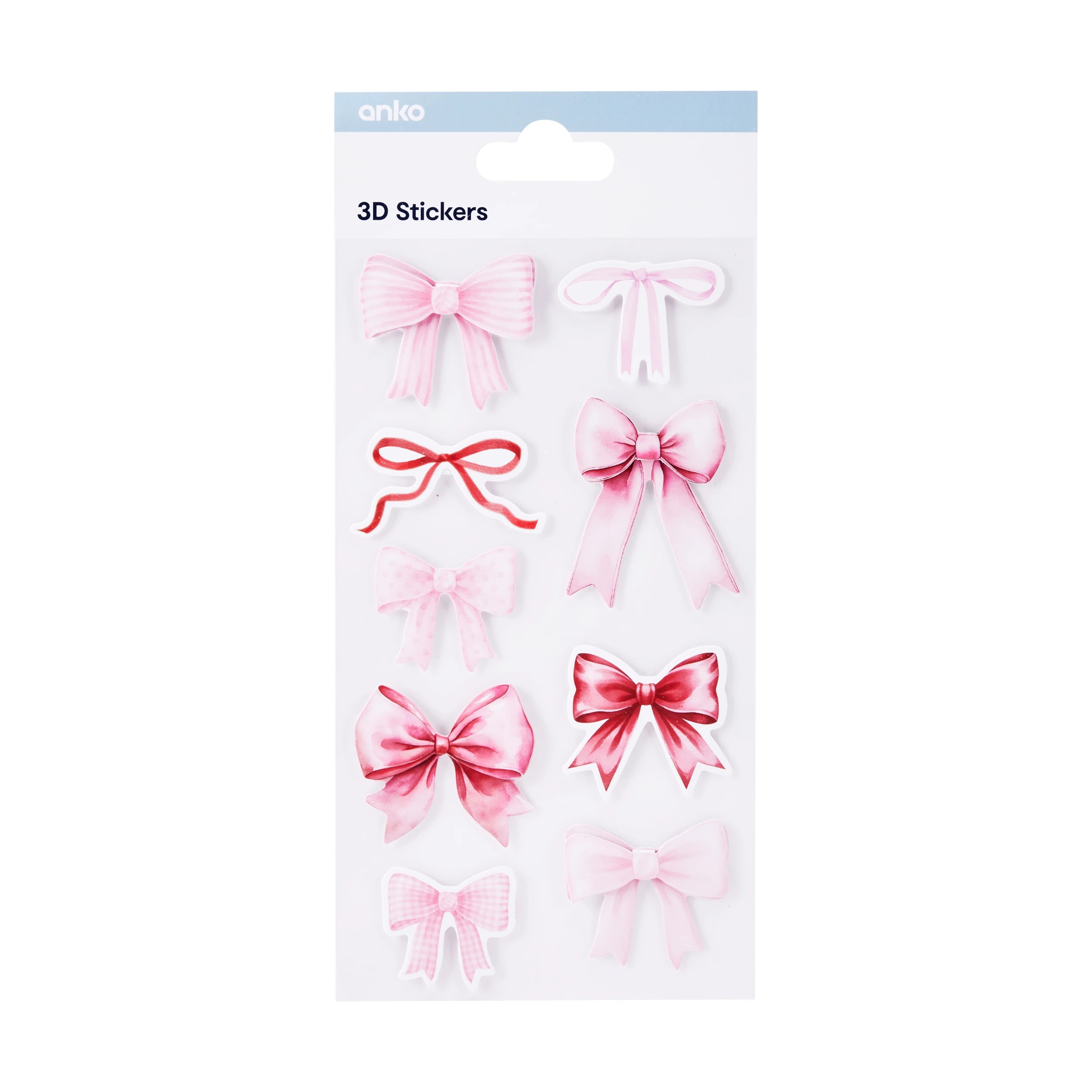 1 3D Stickers - Bow, 1 of 3