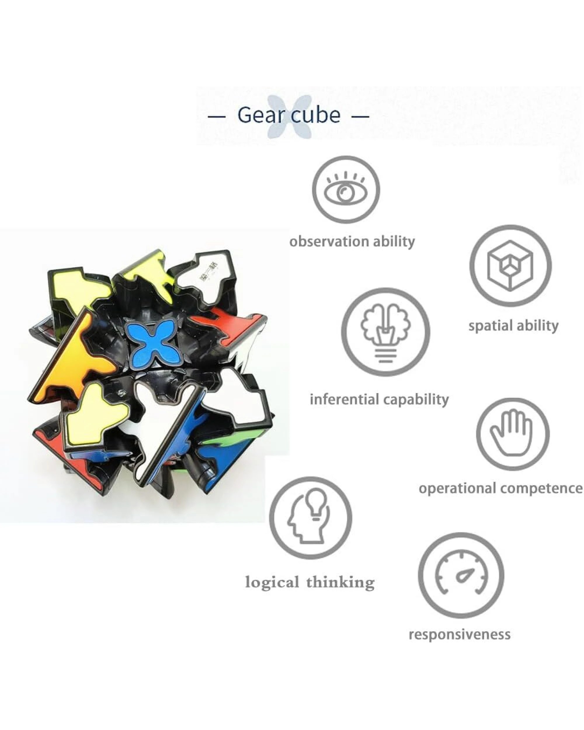 2 BR Toys 3x3 Square Speed Cube Puzzle - Brain Teaser Toy for Skill Development, 2 of 6