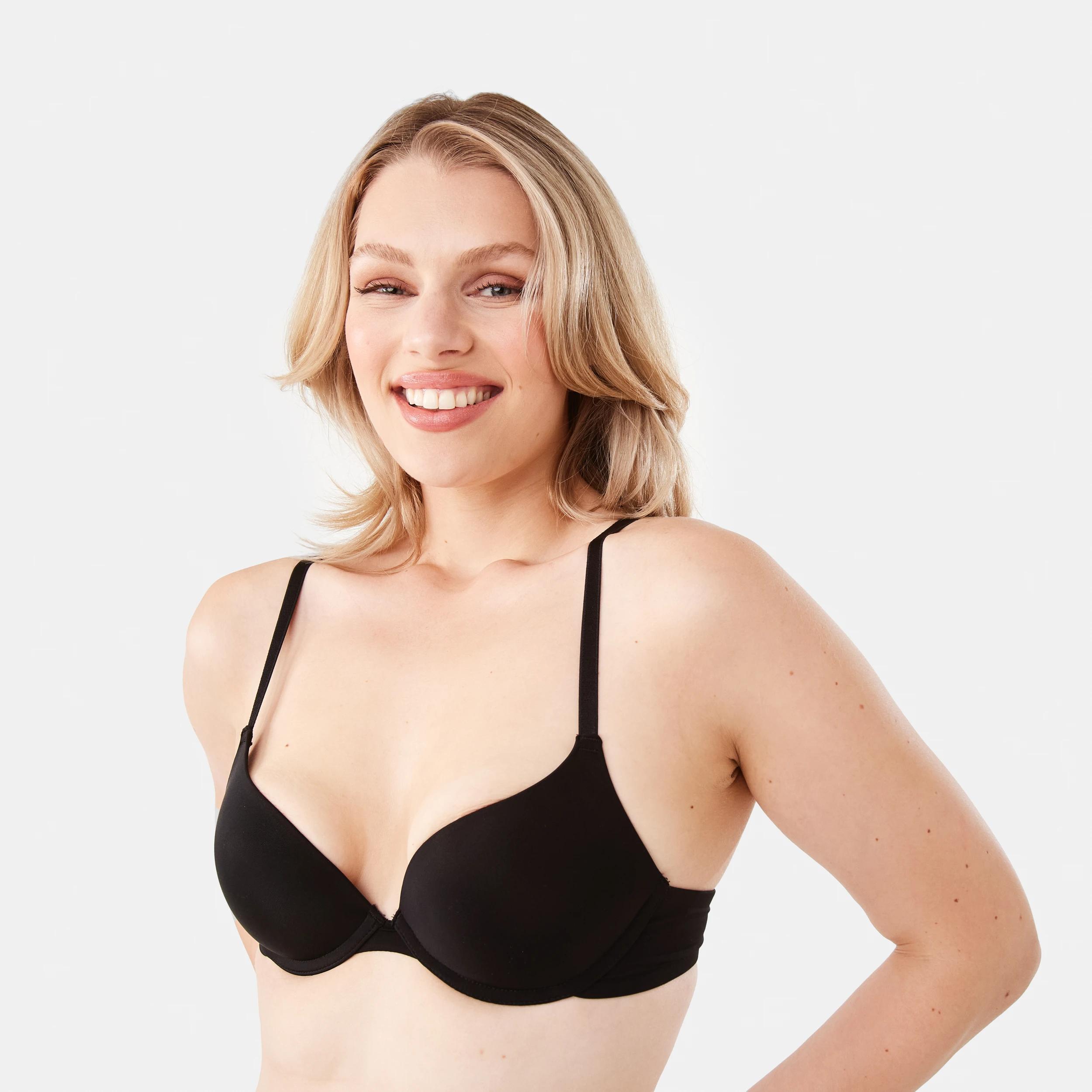 2 PU Micro Bra BLACK, 2 of 6