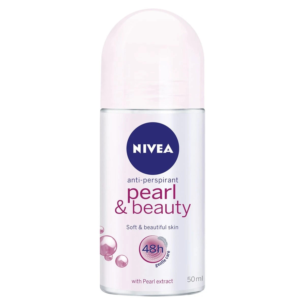 1 Nivea Pearl & Beauty 48h Anti-Perspirant Roll-On 50ml, 1 of 1