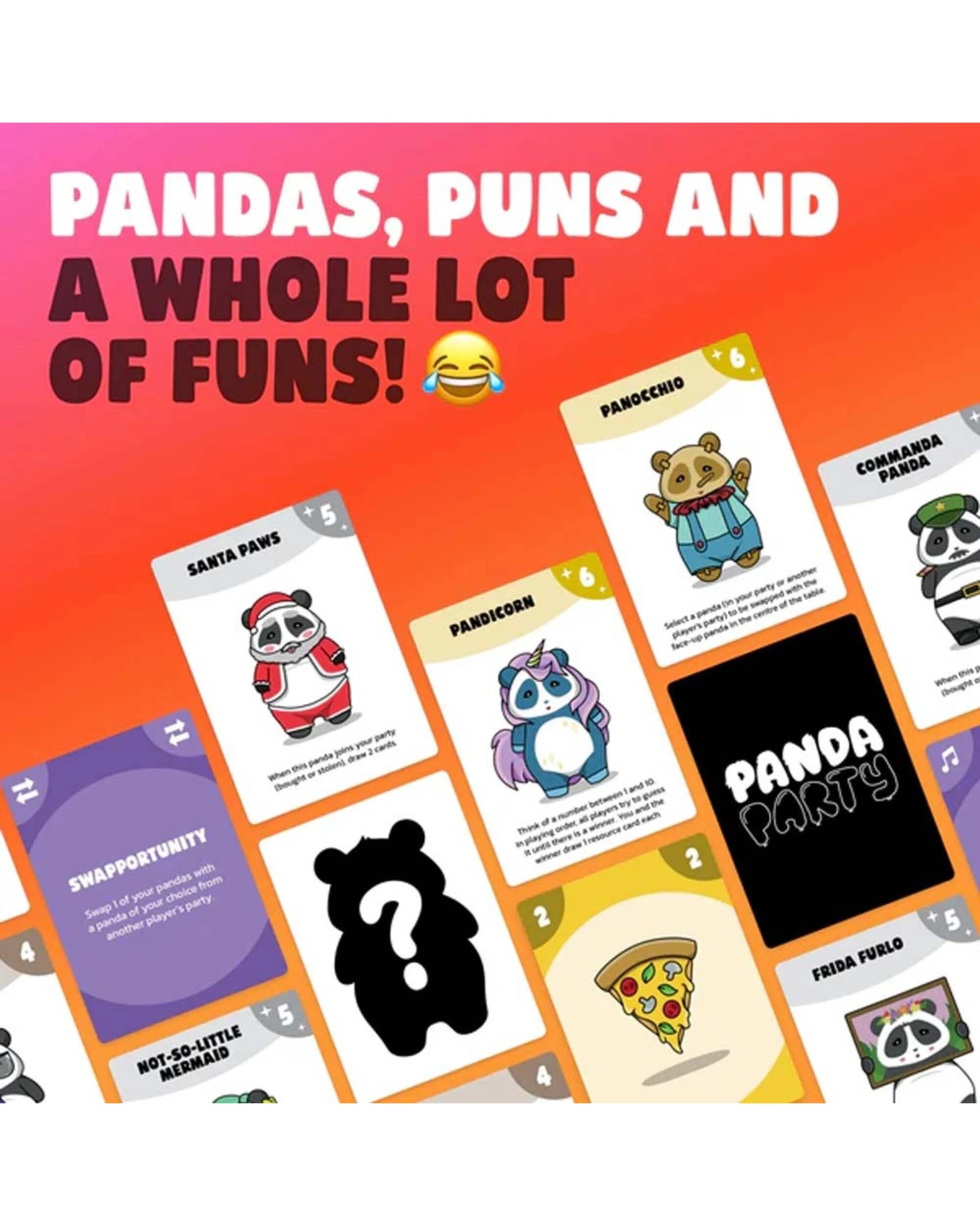 2 Panda Party Card Game, 2 of 5