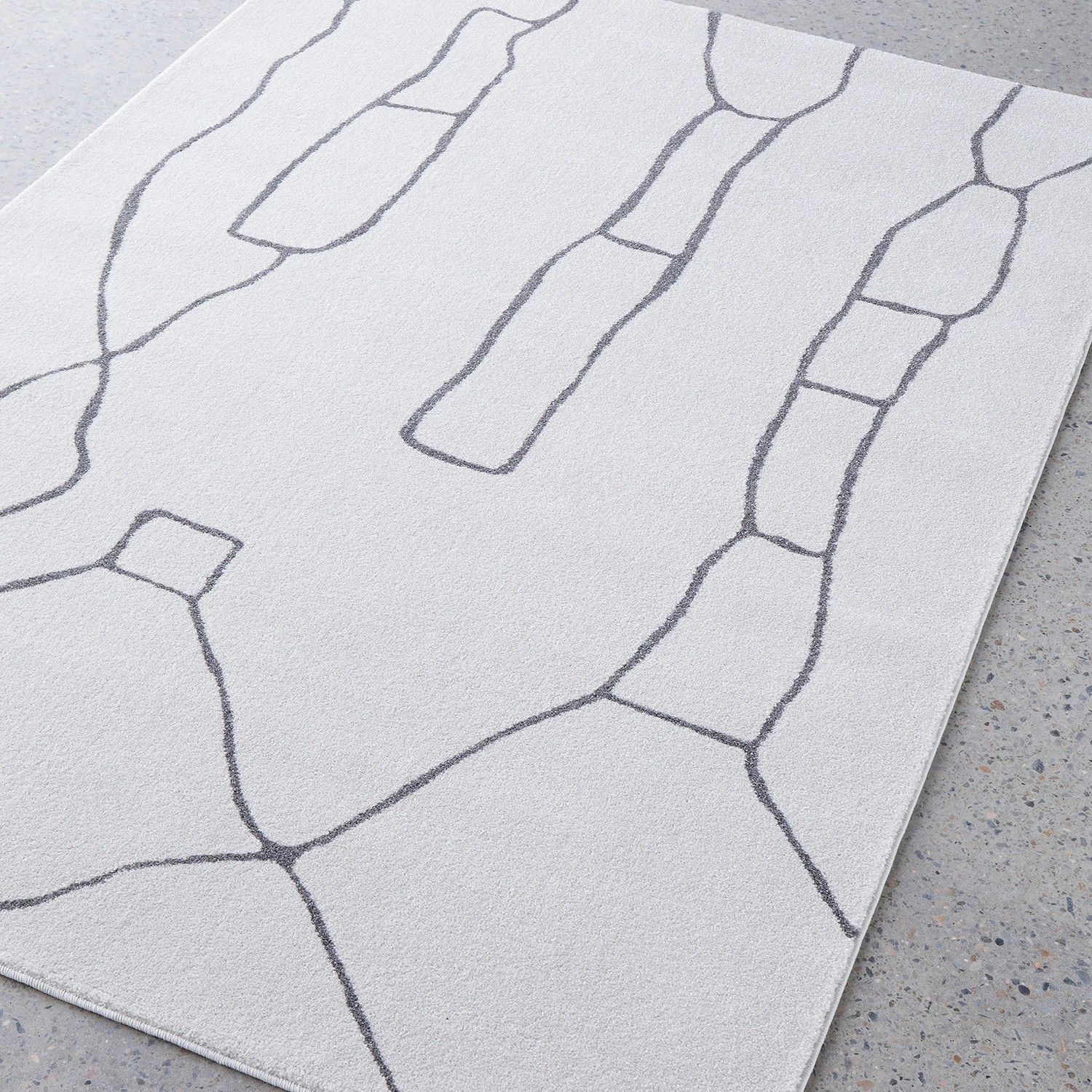 3 Common Ground Rugs Elysium Amy 330x240cm - Extra Large Pet Friendly Floor Rug - Grey, 3 of 8