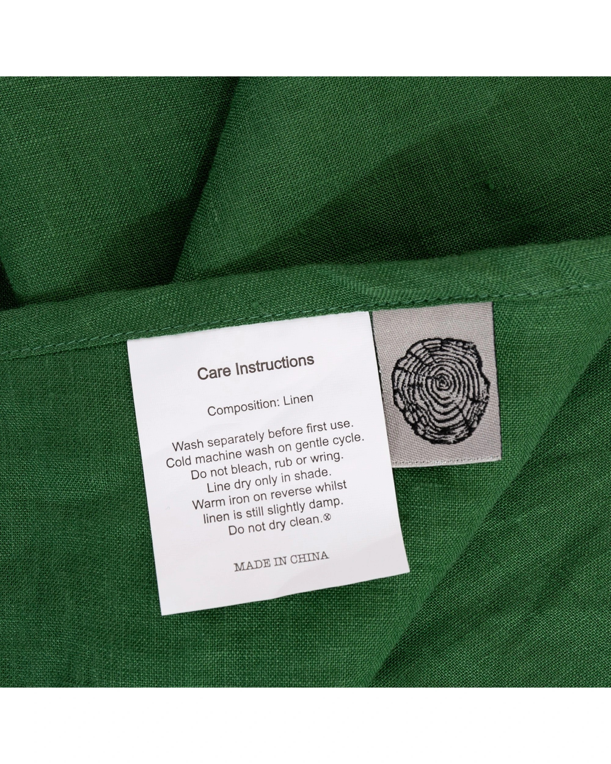 9 Natural Home 100% European Flax Linen Sheet Set - King Bed - Olive, 9 of 9