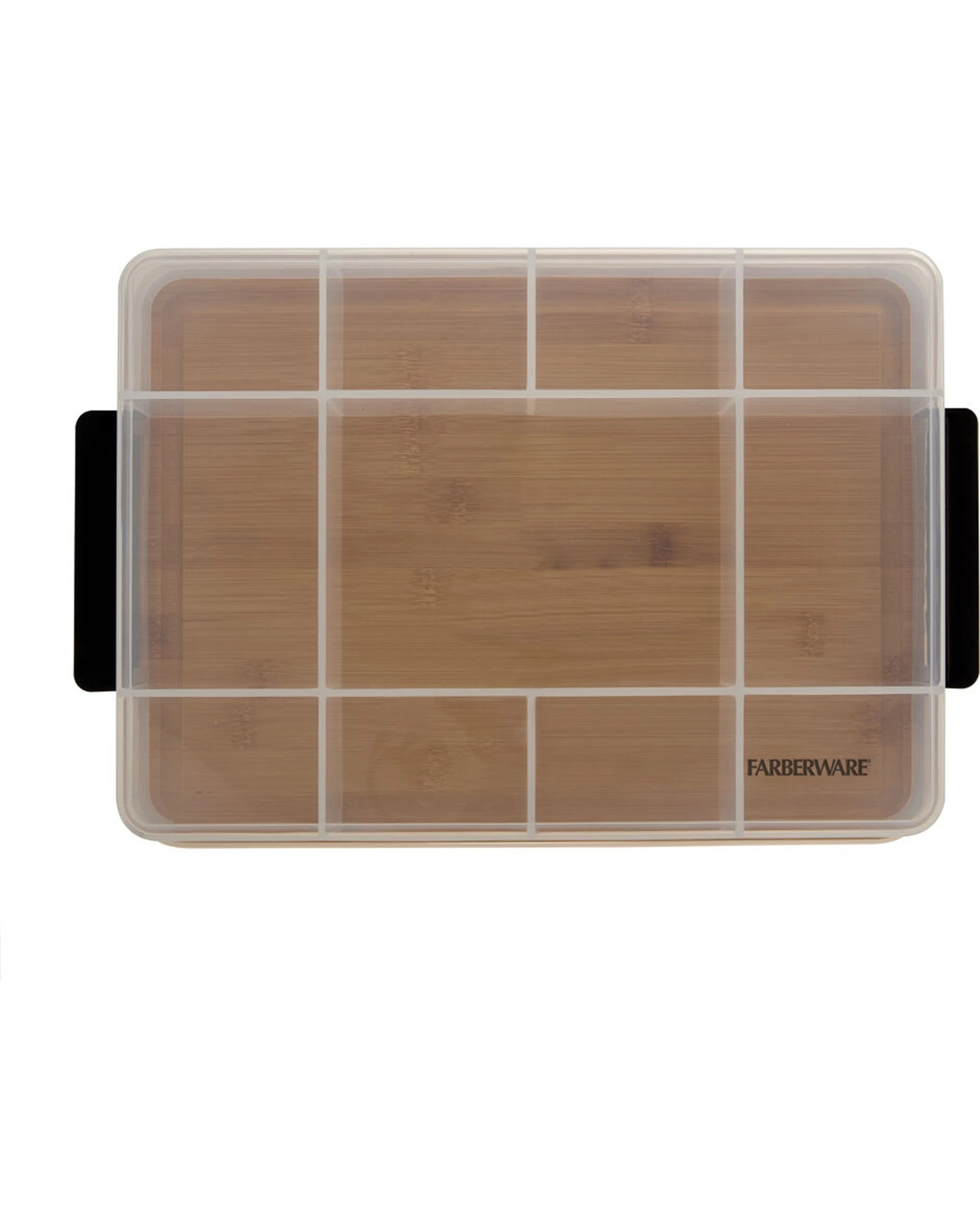 5 Farberware 2PK SnackleBox Bamboo Storage Board With 11-Compartment Food Storage Container - Multi, 5 of 8