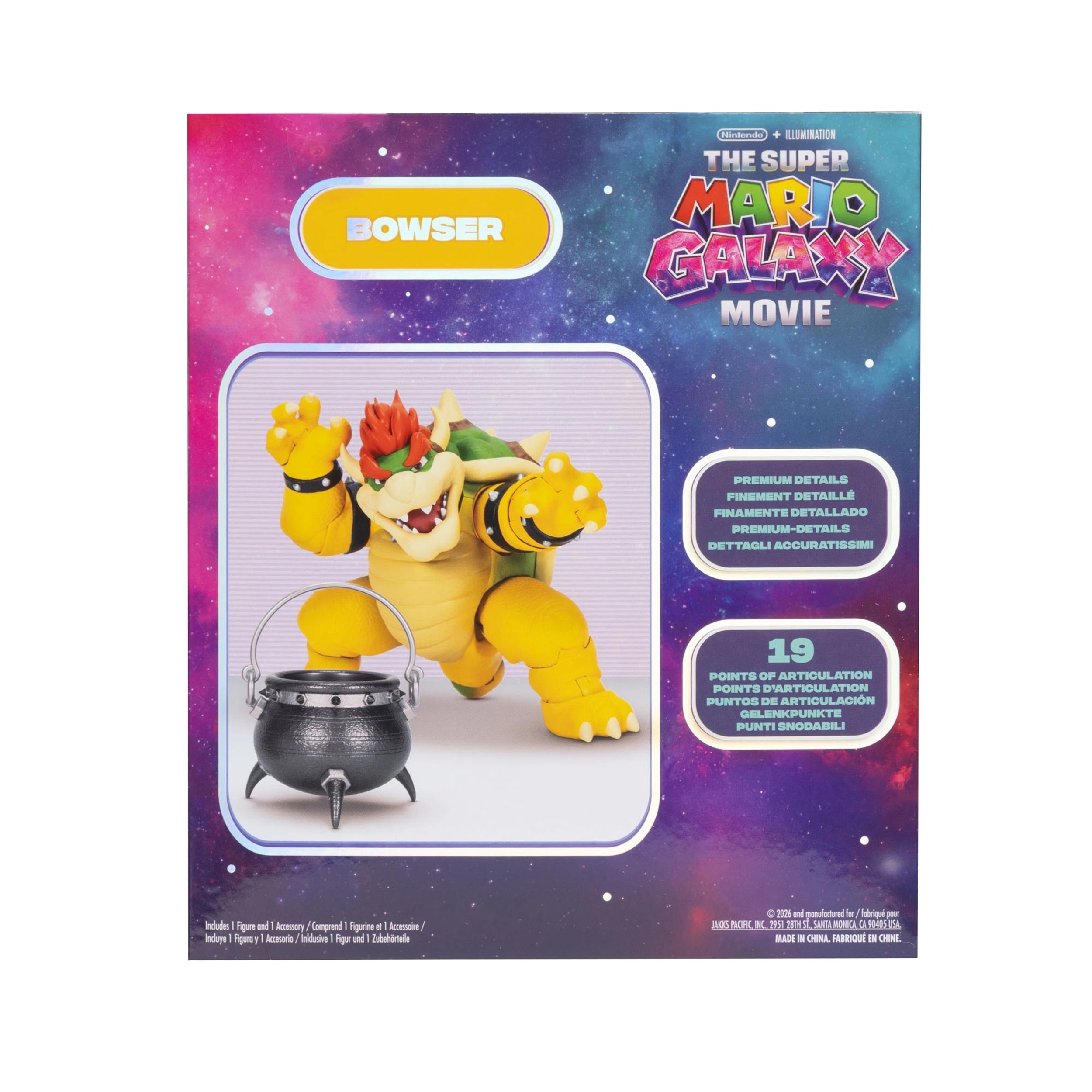 6 Super Mario Galaxy Movie 6 - inch Bowser Figure - Multi, 6 of 6