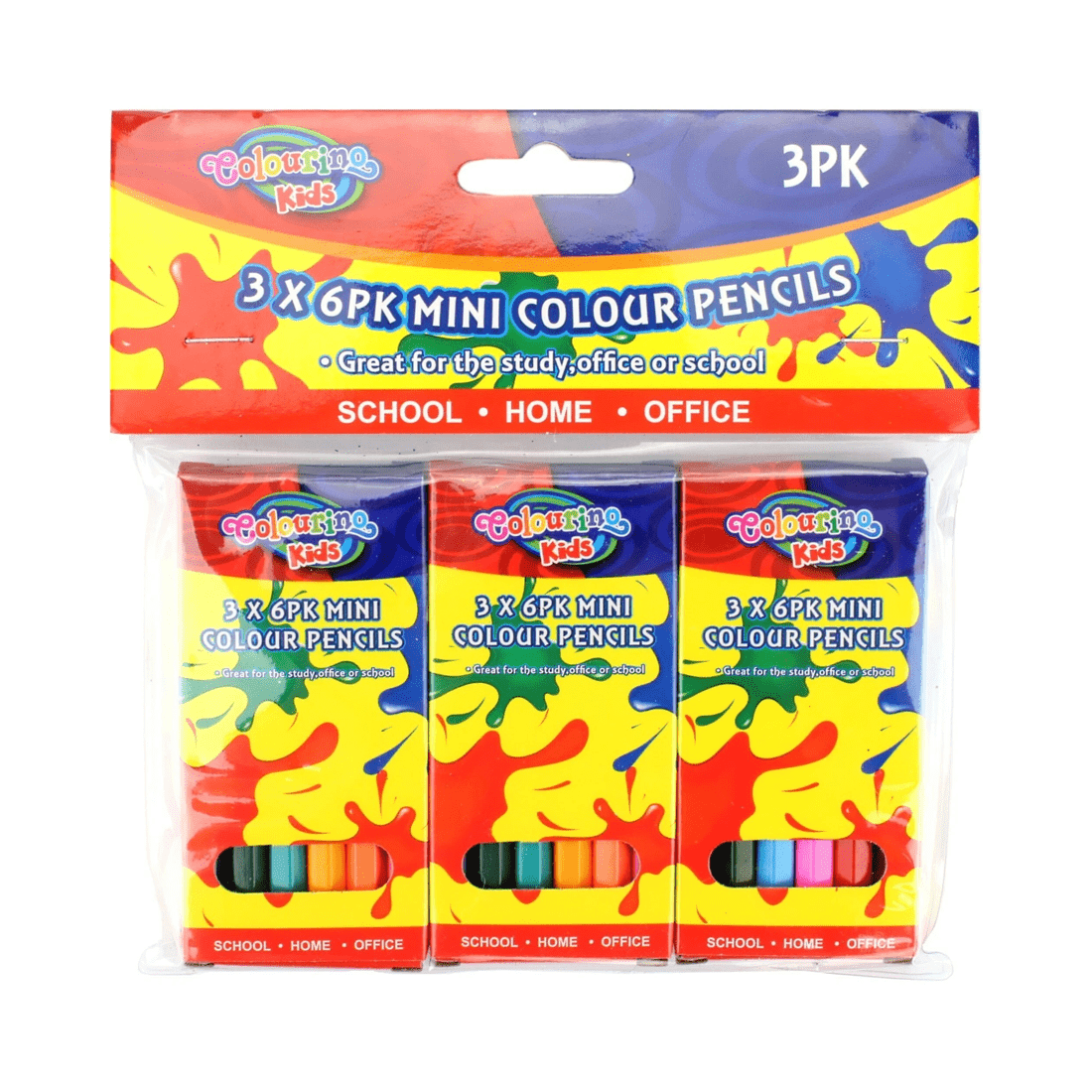 1 Durmaz Mini Boxed Coloured Pencils Pack of 3, 1 of 1