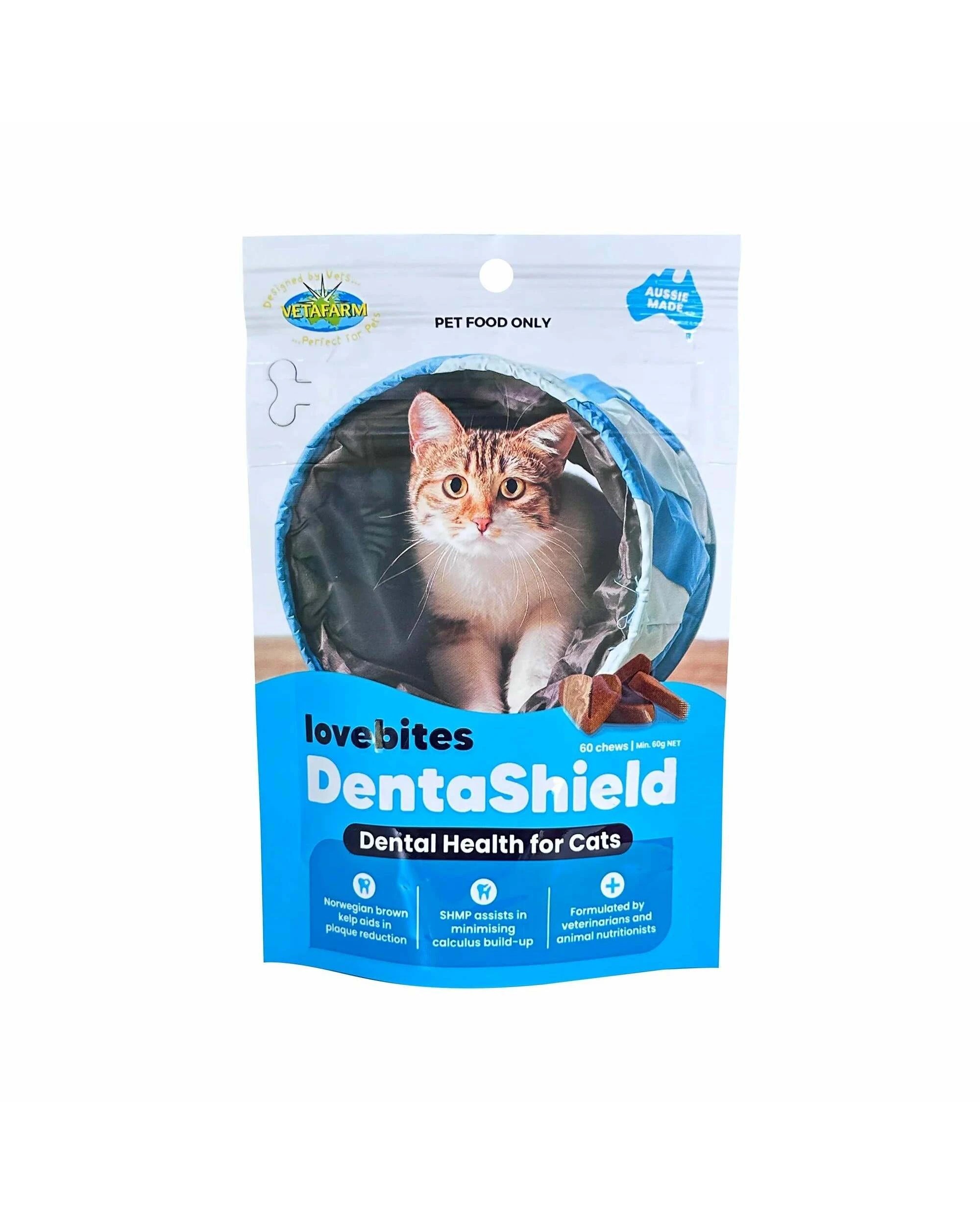1 Vetafarm Lovebites Cat Dentashield Chews 60pk, 1 of 2