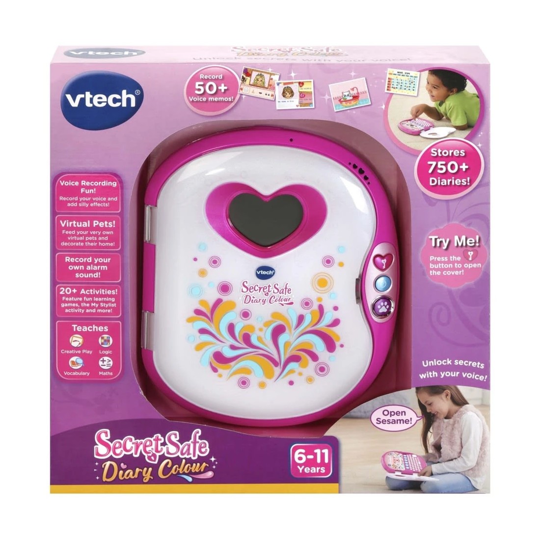 1 VTech Secret Safe Diary Colour, 1 of 3