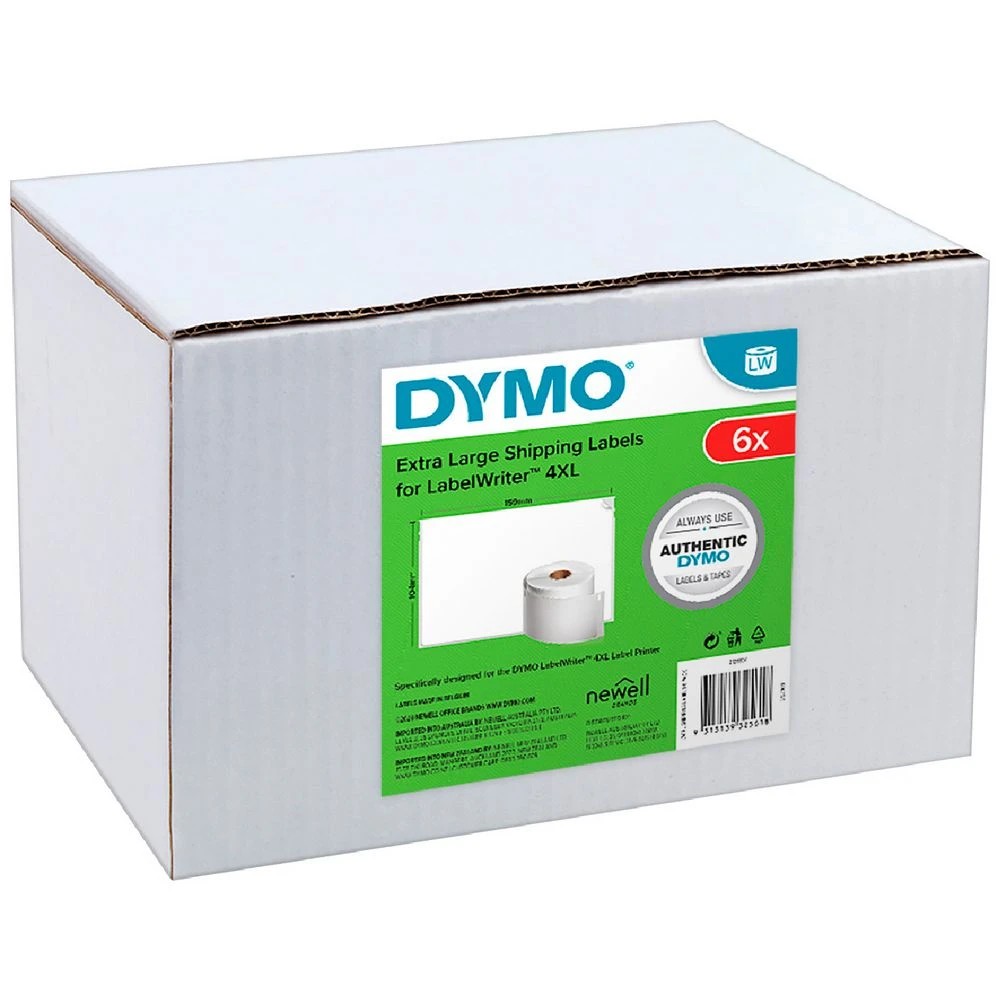 1 Dymo LabelWriter XL Shipping Label 6 Pack, 1 of 3
