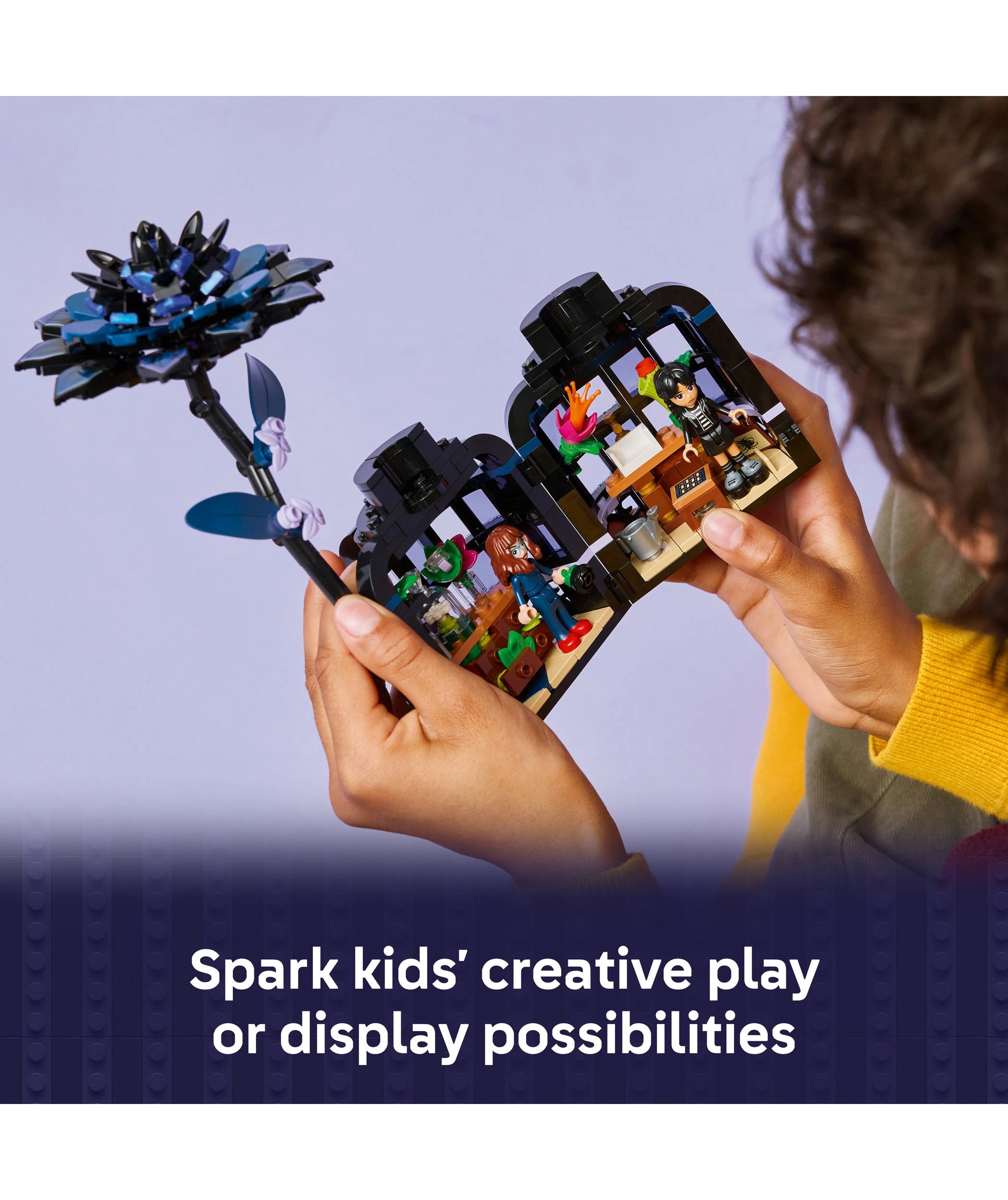 5 LEGO Wednesday Black Dahlia Flower 76784, 5 of 10