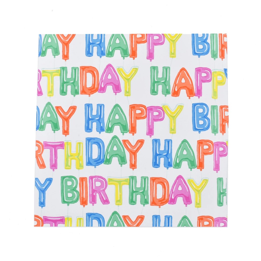 1 Hallmark Gift Wrap - Happy Birthday Balloons, 1 of 3