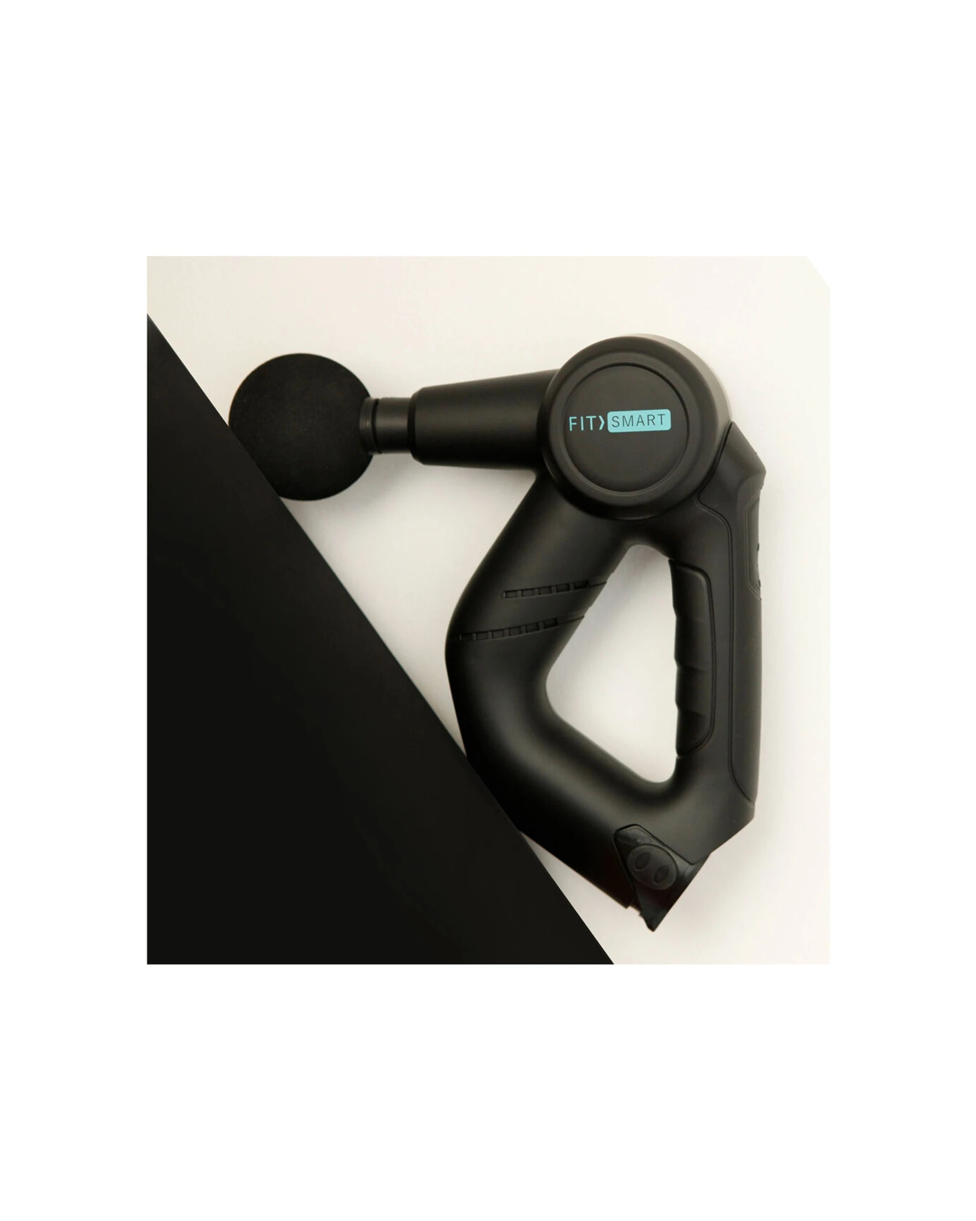 5 FITSMART 3 Level Vibration Therapy Massage Gun With 5 Interchangeable Heads - Black, 5 of 9