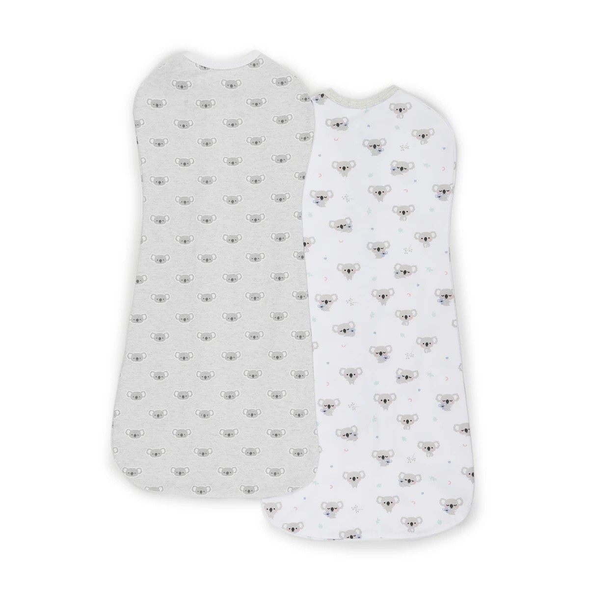2 2 Pack Organic Cotton Swaddle Pouches - Koala, 2 of 6