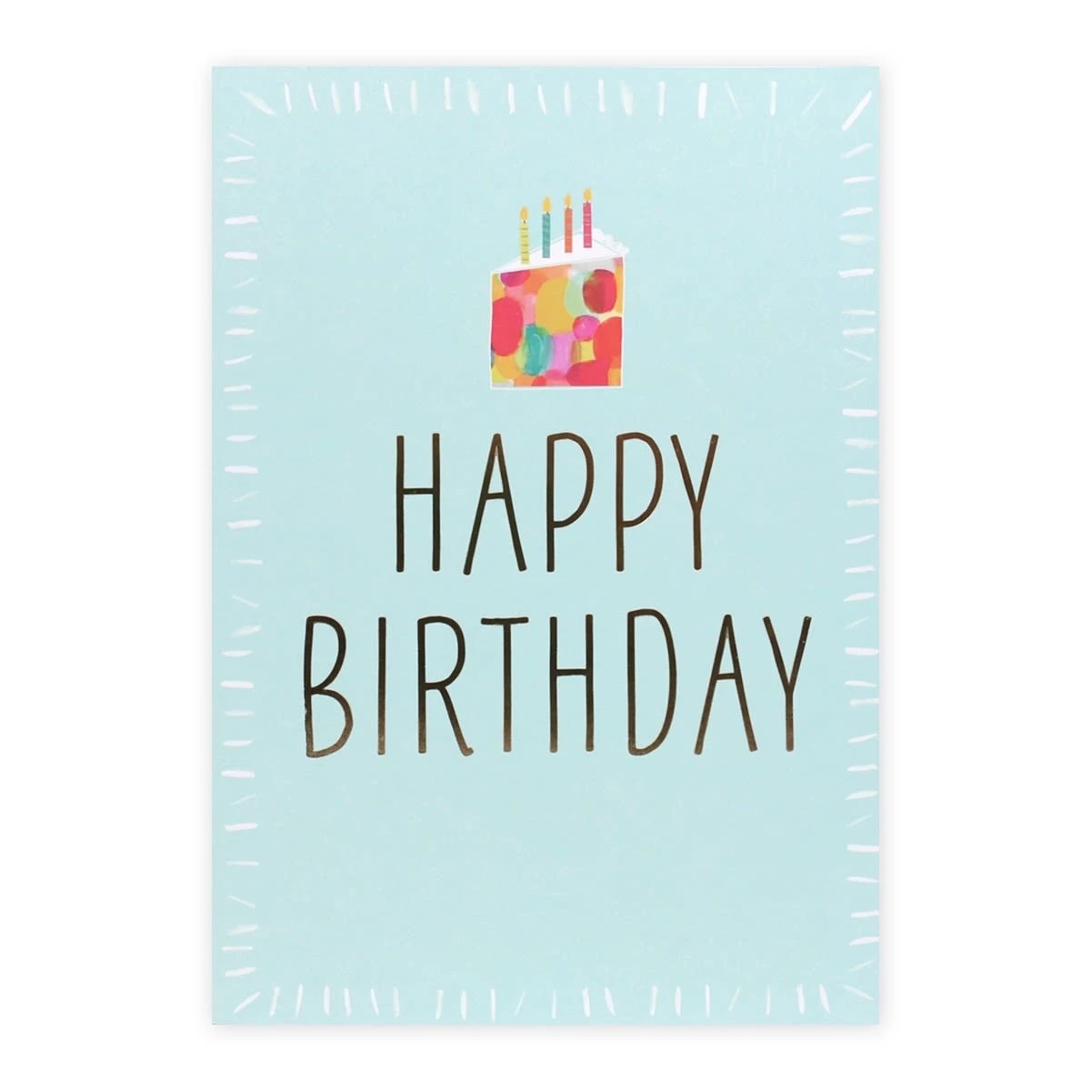 1 Hallmark Midi Colossal Birthday Card - Colourful Cake, 1 of 1