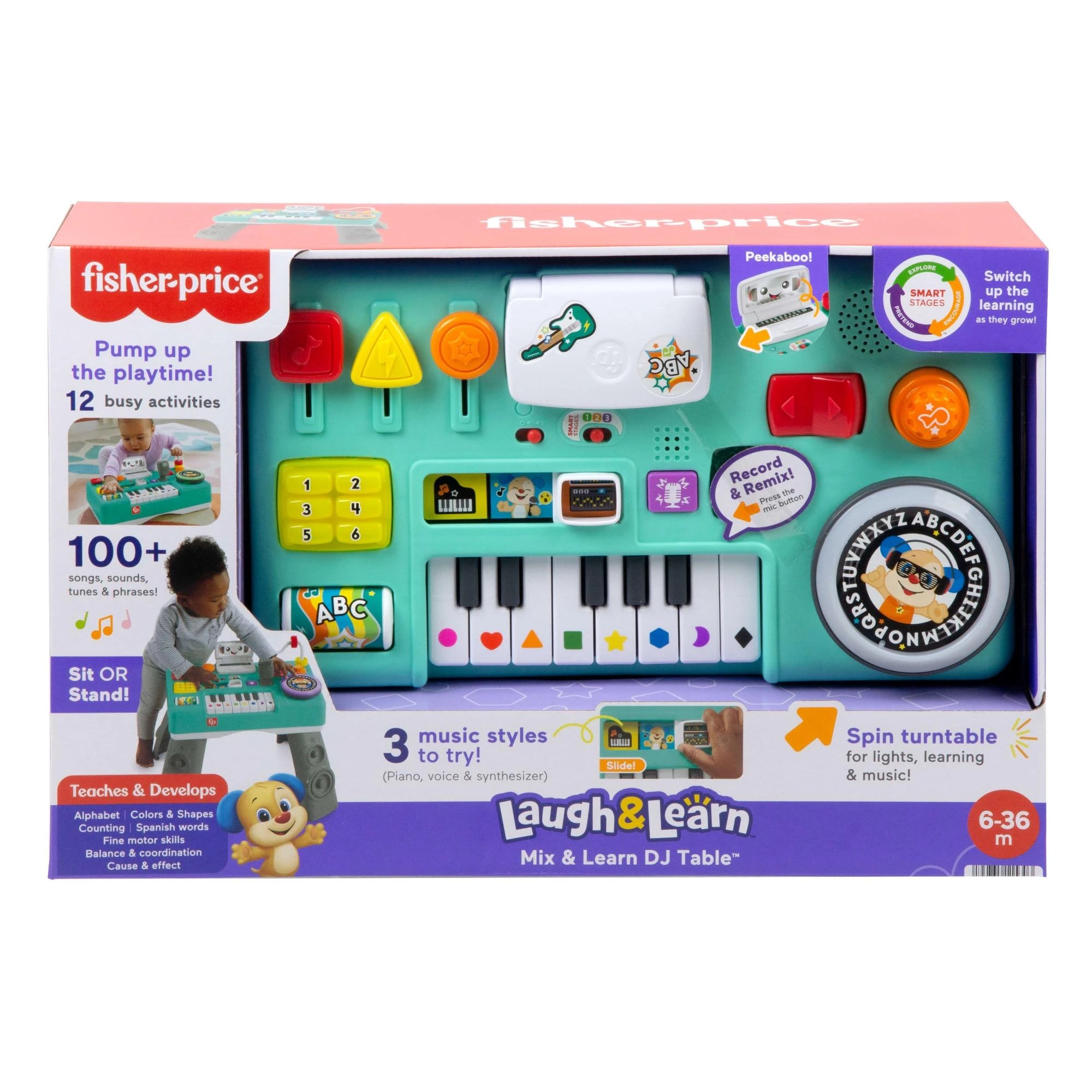 1 Fisher-Price Laugh & Learn Mix & Learn DJ Table, 1 of 6