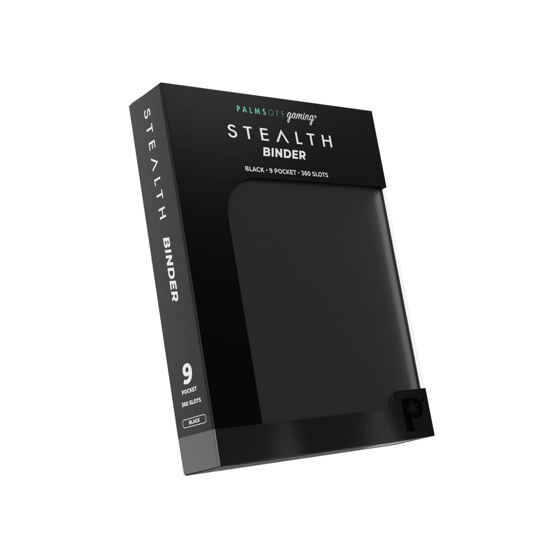 8 Palms Off Gaming Stealth 9 Pocket Zip Binder - Black, 8 of 8
