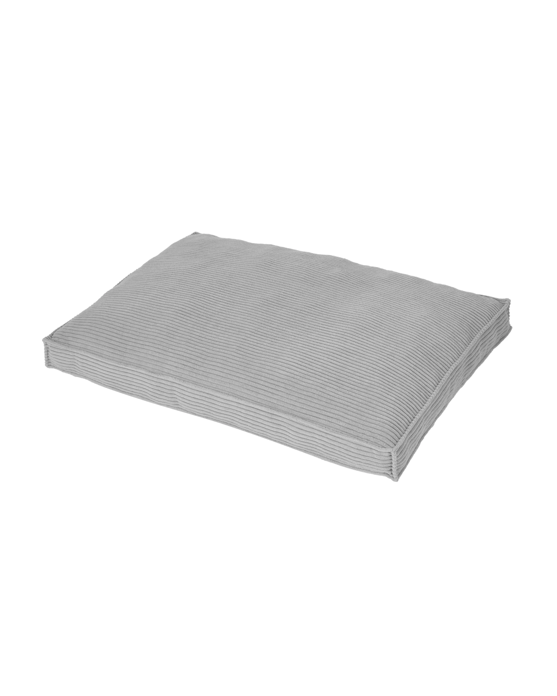 1 Pet Bed Rectangle Corduroy - Extra Large, Light Grey, 1 of 7
