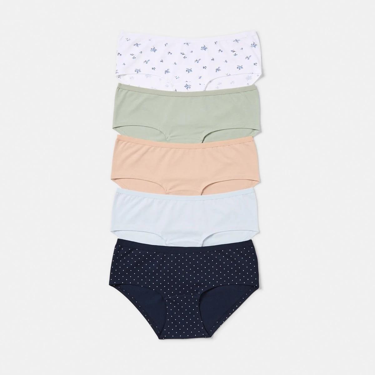 1 5 Pack Boyleg Briefs NAVY SPOT, 1 of 9