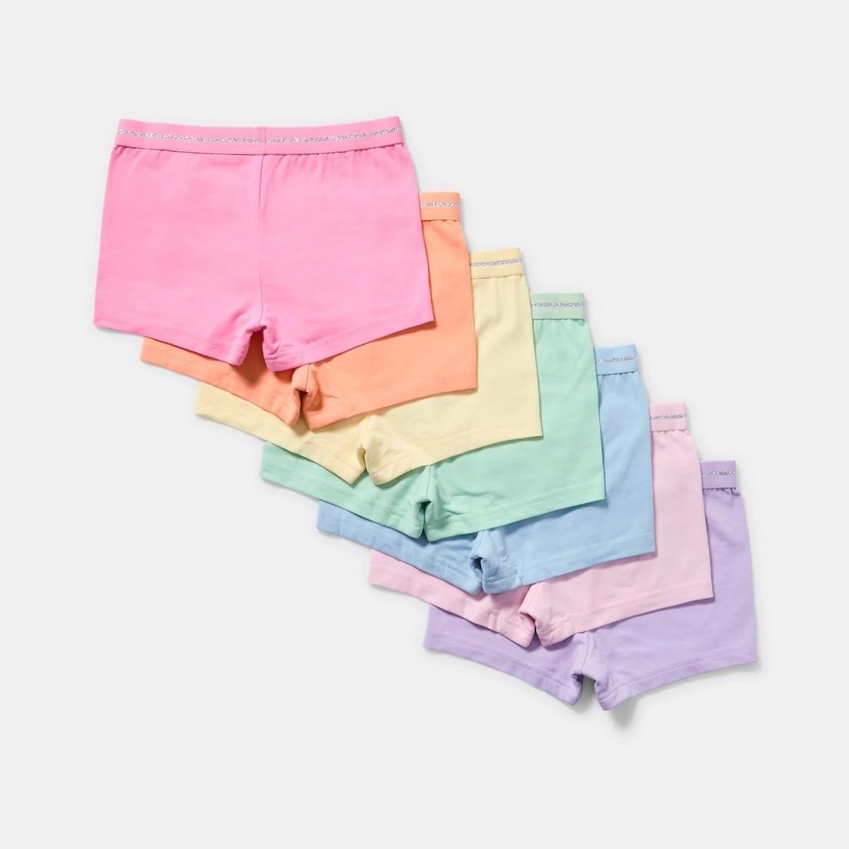 2 7 Pack Shorties MULTI COLOUR LUREX, 2 of 10