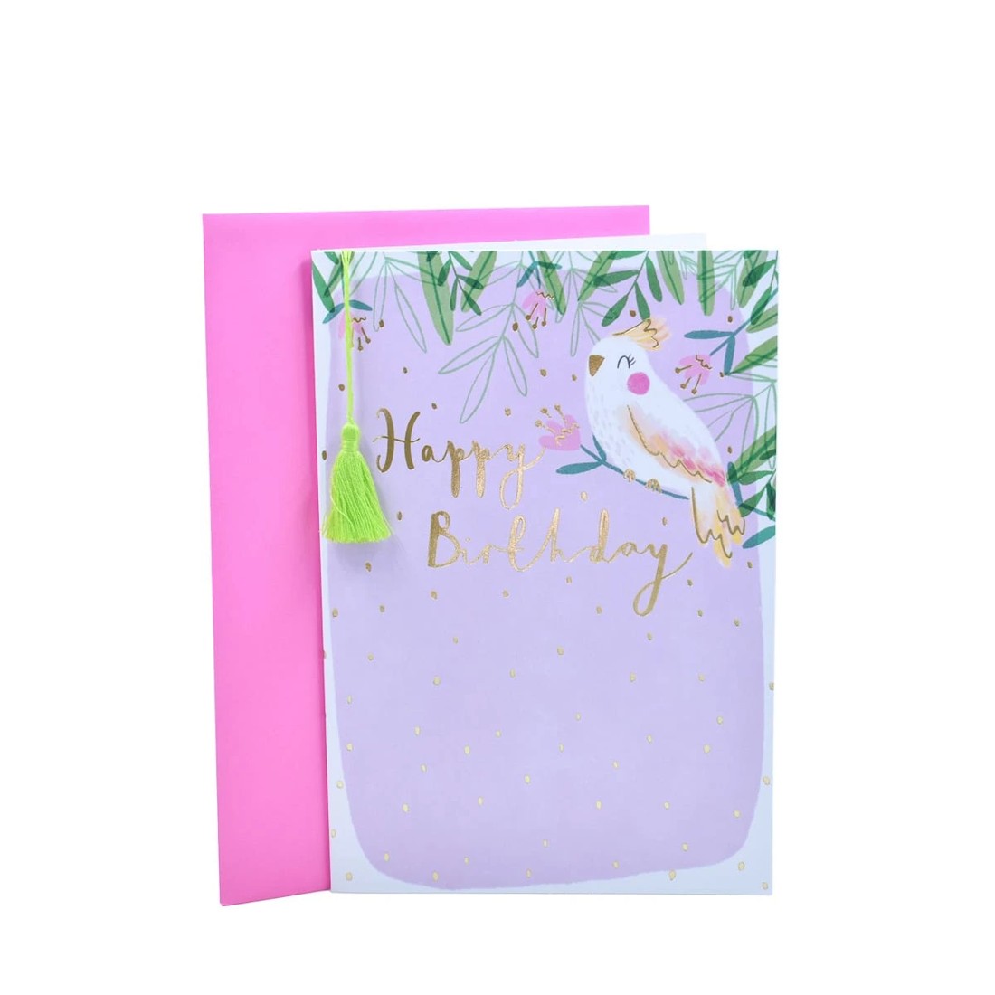 1 Hallmark Birthday Card - Bird Tassel, 1 of 3