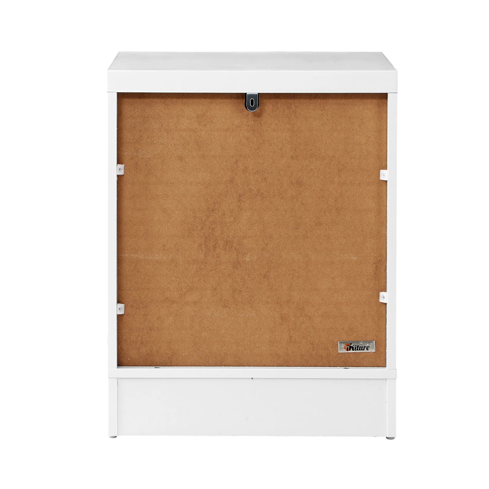 9 Oikiture Bedside Tables Drawers Nightstand Storage Cabinet
 - White, 9 of 10