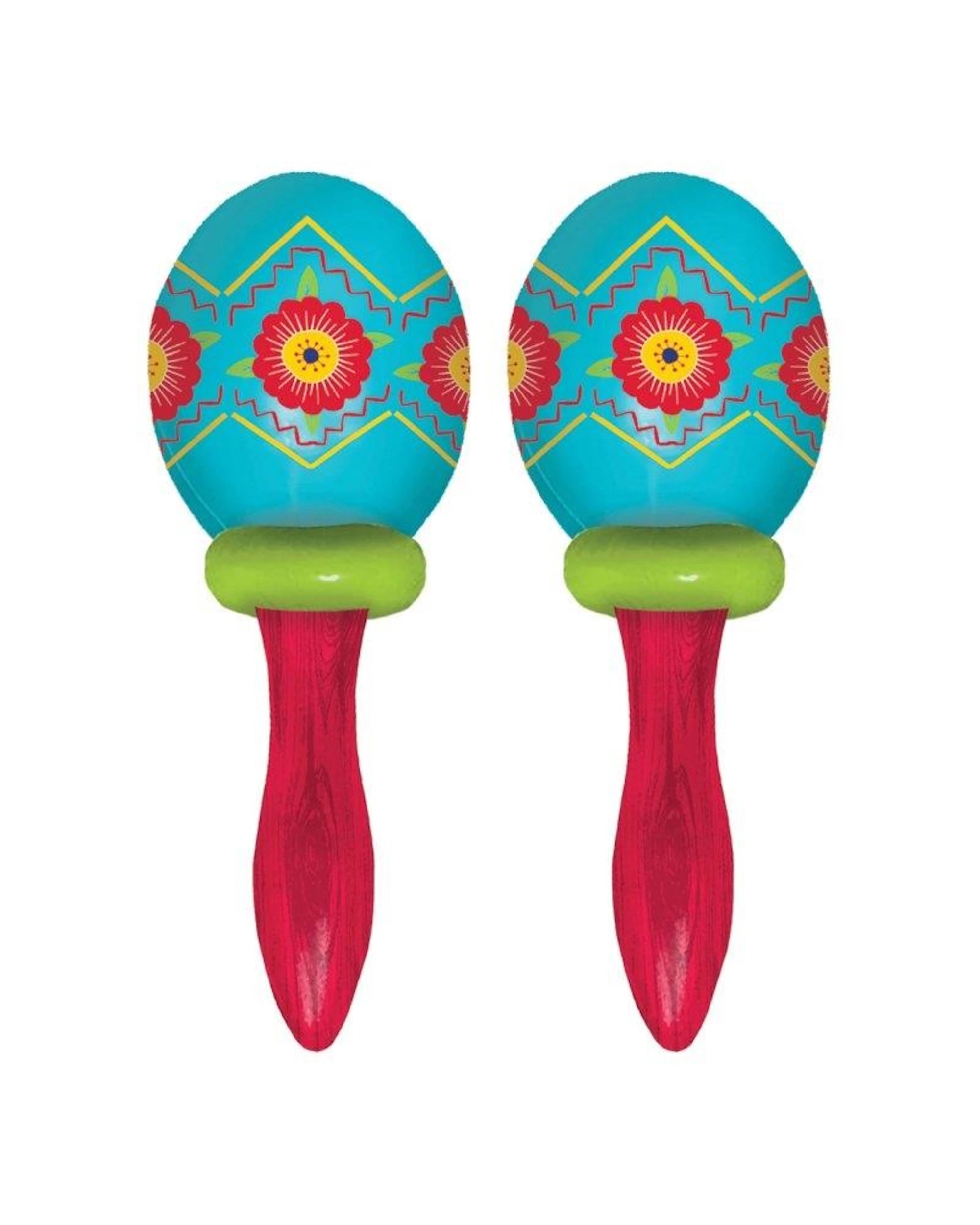 1 Anagram Fiesta Plastic Maracas - Blue 1 Pair, 1 of 1