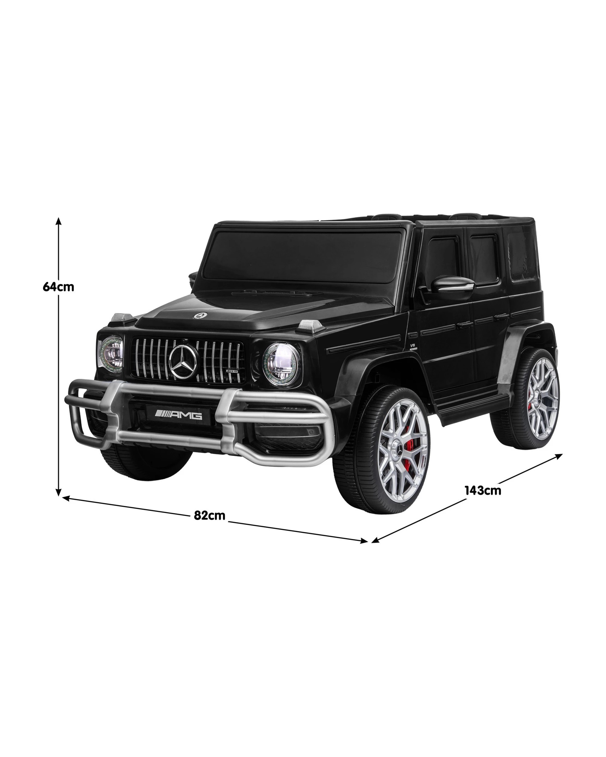 2 Kahuna Mercedes Benz AMG Licensed G63 Kids Electric Ride On Car Remote Control Dual 50W Motors Music Player LED Lights, 2 of 7