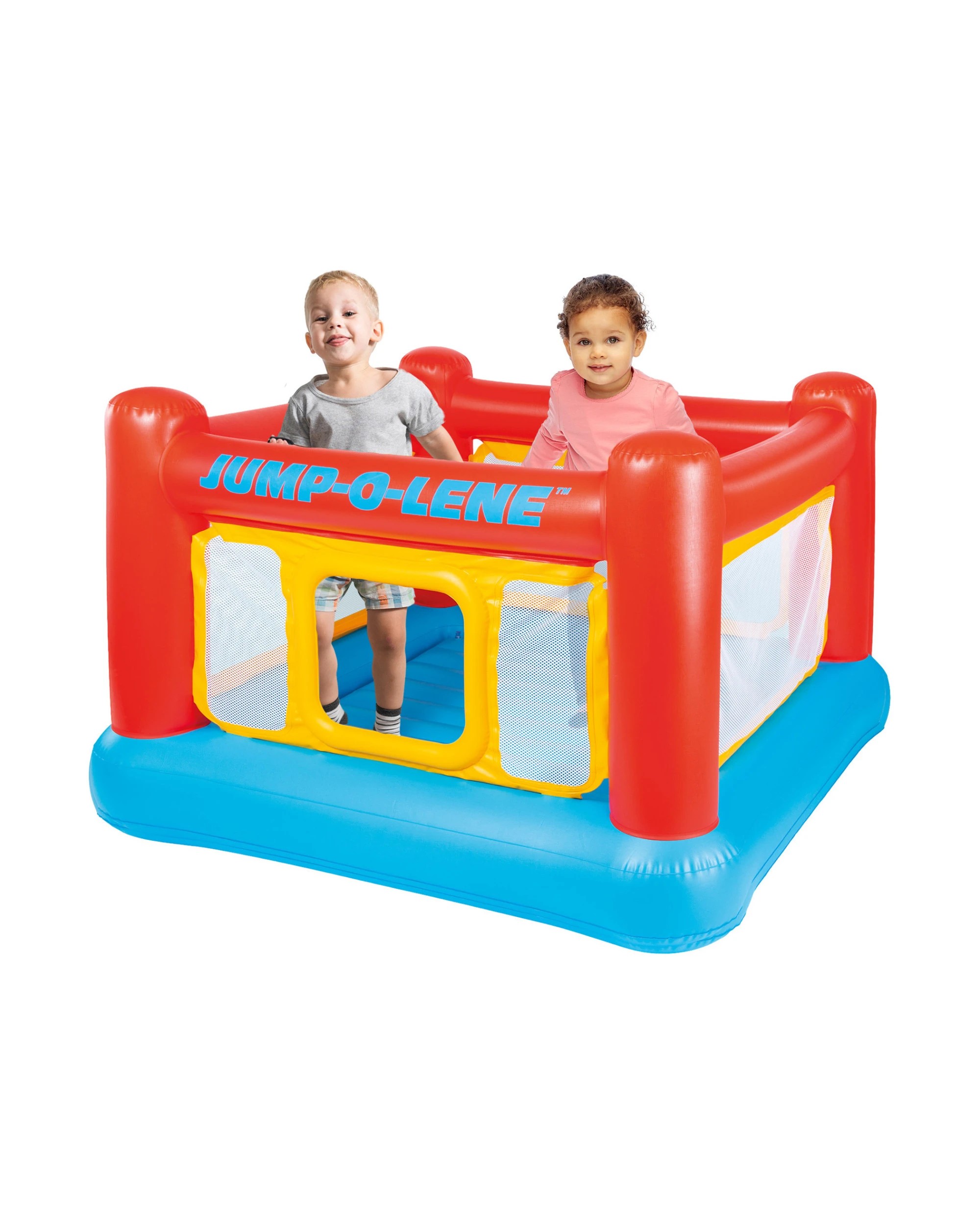 2 Intex JumpOLene Inflatable Bouncer Play House - Red, 2 of 5