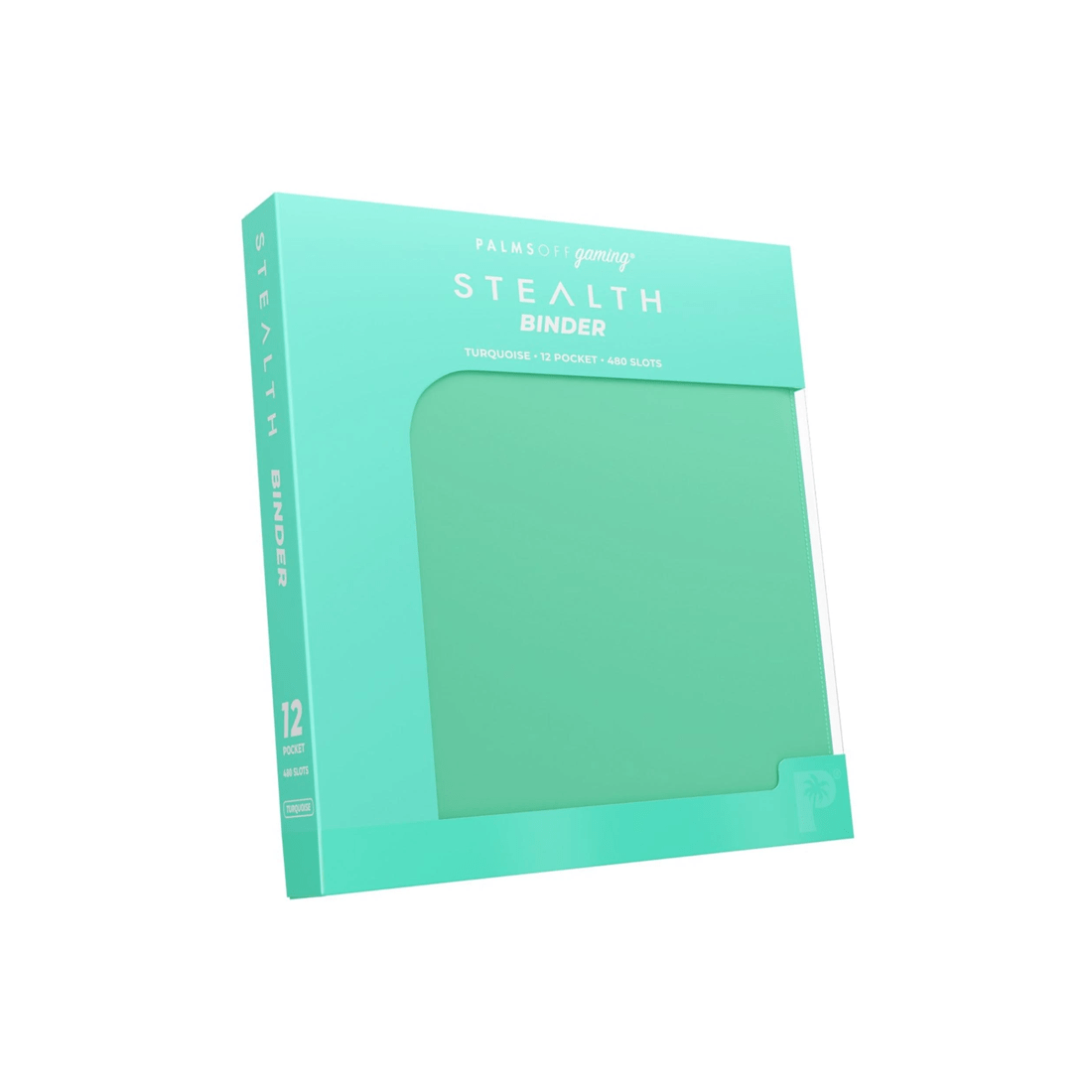 8 Palms Off Gaming Stealth 12 Pocket Zip Binder - Turquoise - Multi, 8 of 8