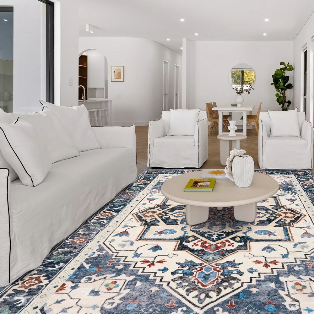 3 ZUNI Floor Rug Fluffy Area Rugs Soft Carpet Living Room Bedroom Pad 160x230cm - Multi, 3 of 3