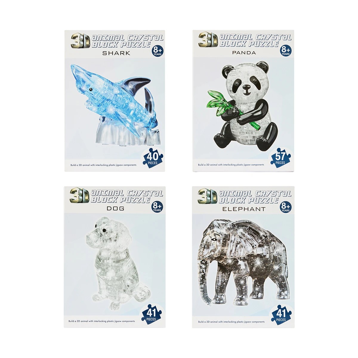 1 41 Piece 3D Crystal Block Puzzle - Assorted, 1 of 10