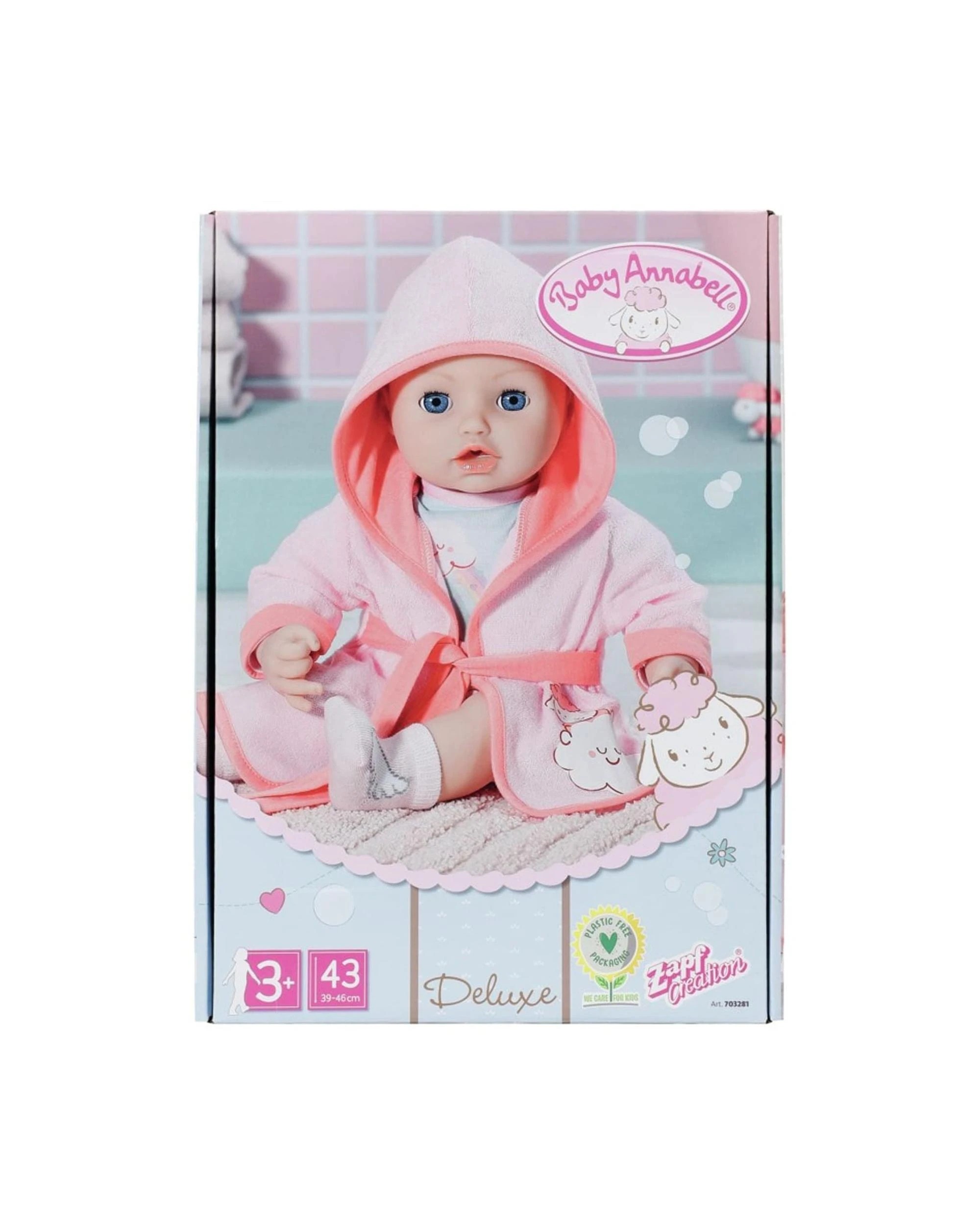 3 Baby Annabell 43cm Deluxe Bathtime Clothing Set, 3 of 8