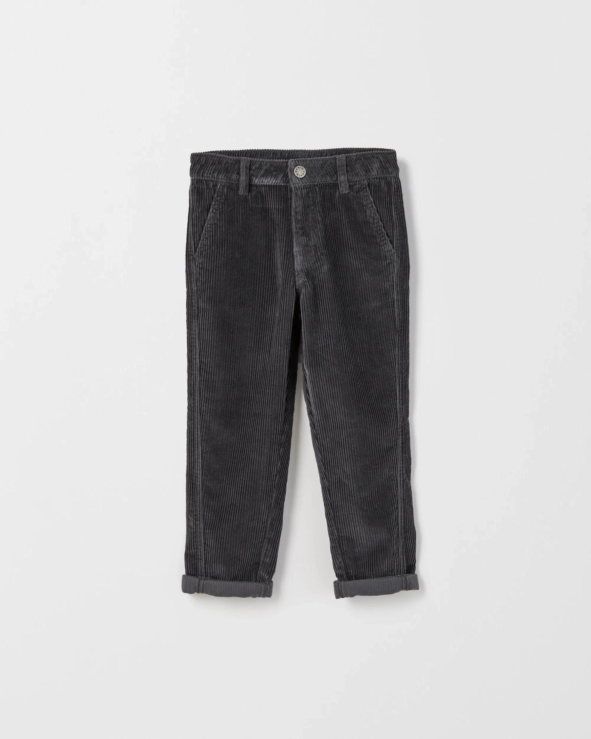 6 Target Kids Australian Cotton Corduroy Pants CHARCOAL, 6 of 7
