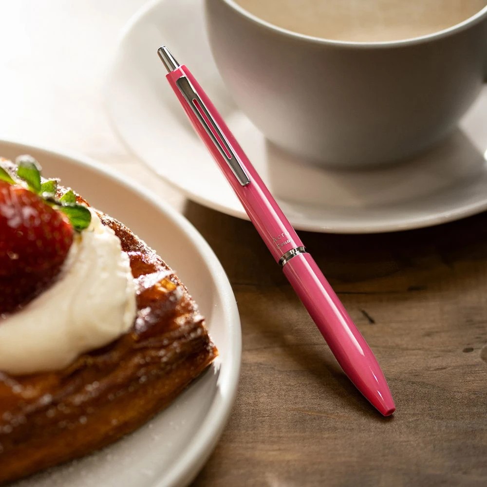 6 PILOT Acro 300 0.7mm Hybrid Ballpoint Pen Pink Barrel, 6 of 6