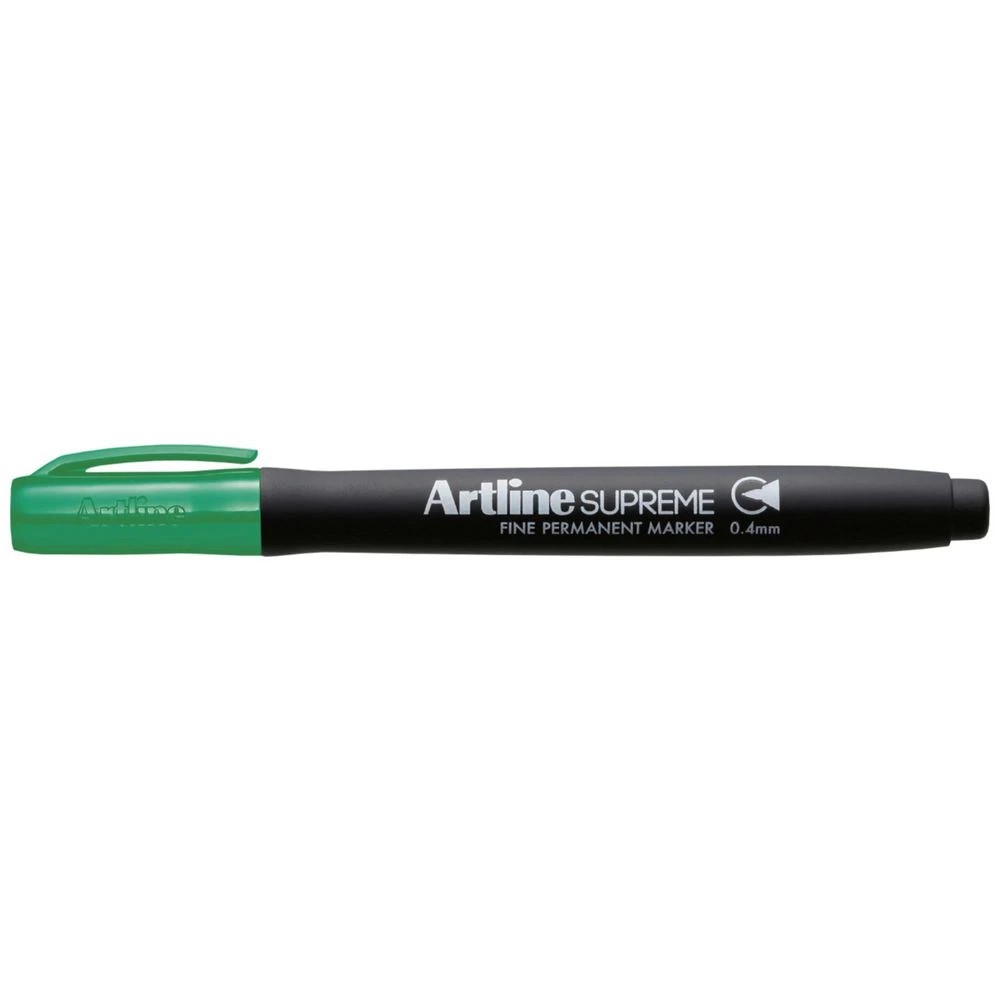 1 Artline Supreme Permanent Marker 0.4mm Green, 1 of 1