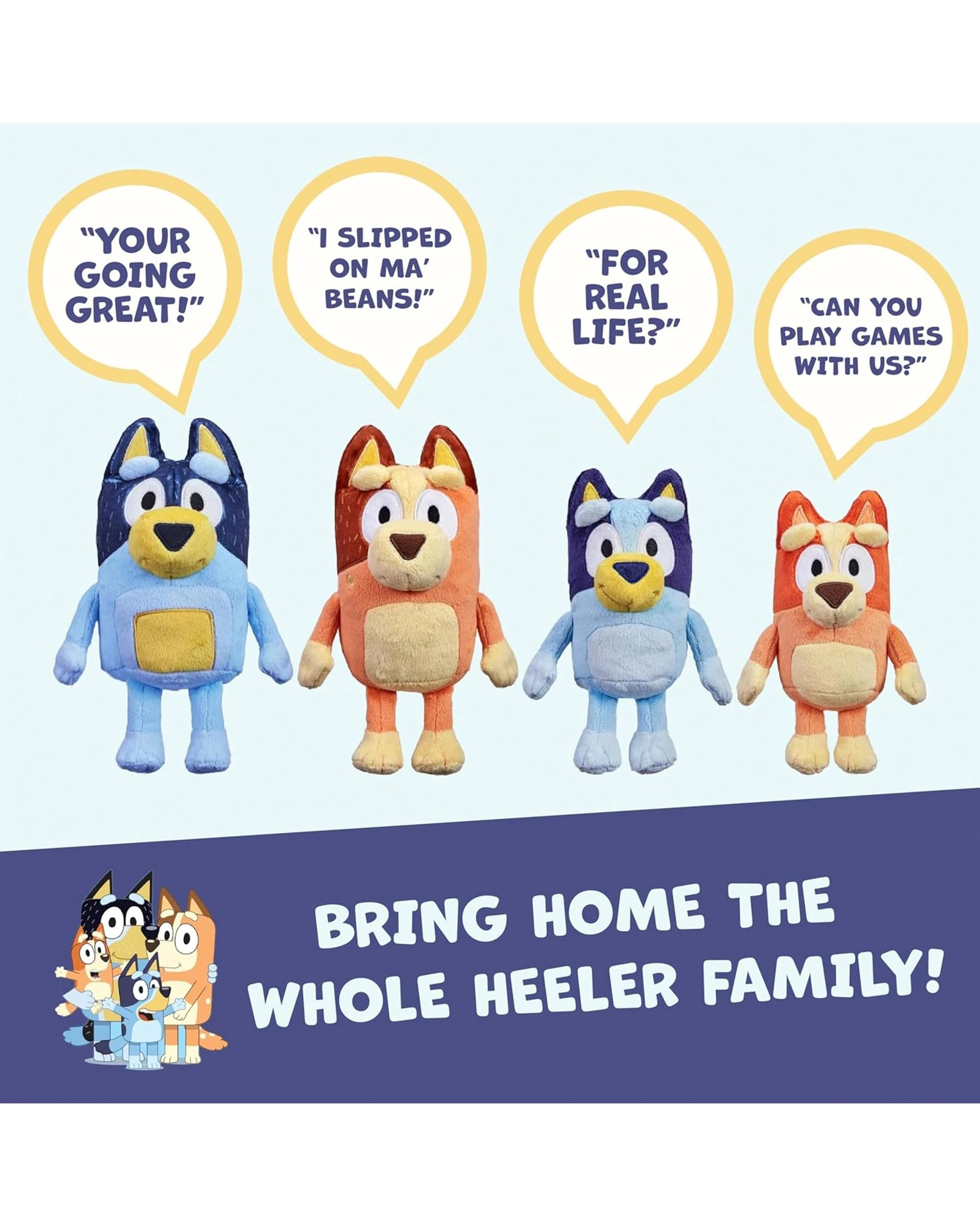 7 Bluey Talking Bluey Series 2 Plush, 7 of 7