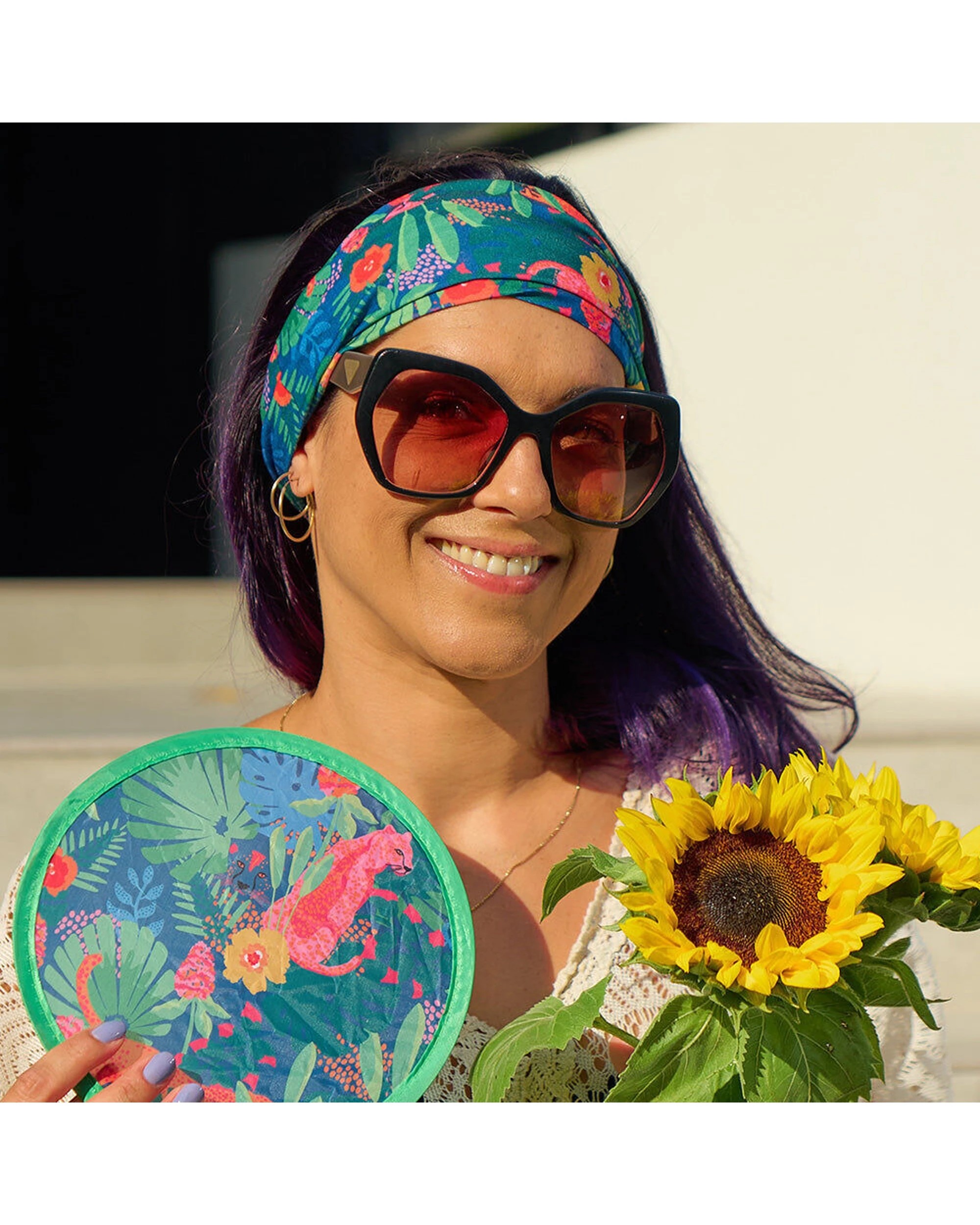 4 Annabel Trends Happywrap Headband Accessory One Size Multipurpose Versatile Cheetah - Multi, 4 of 4