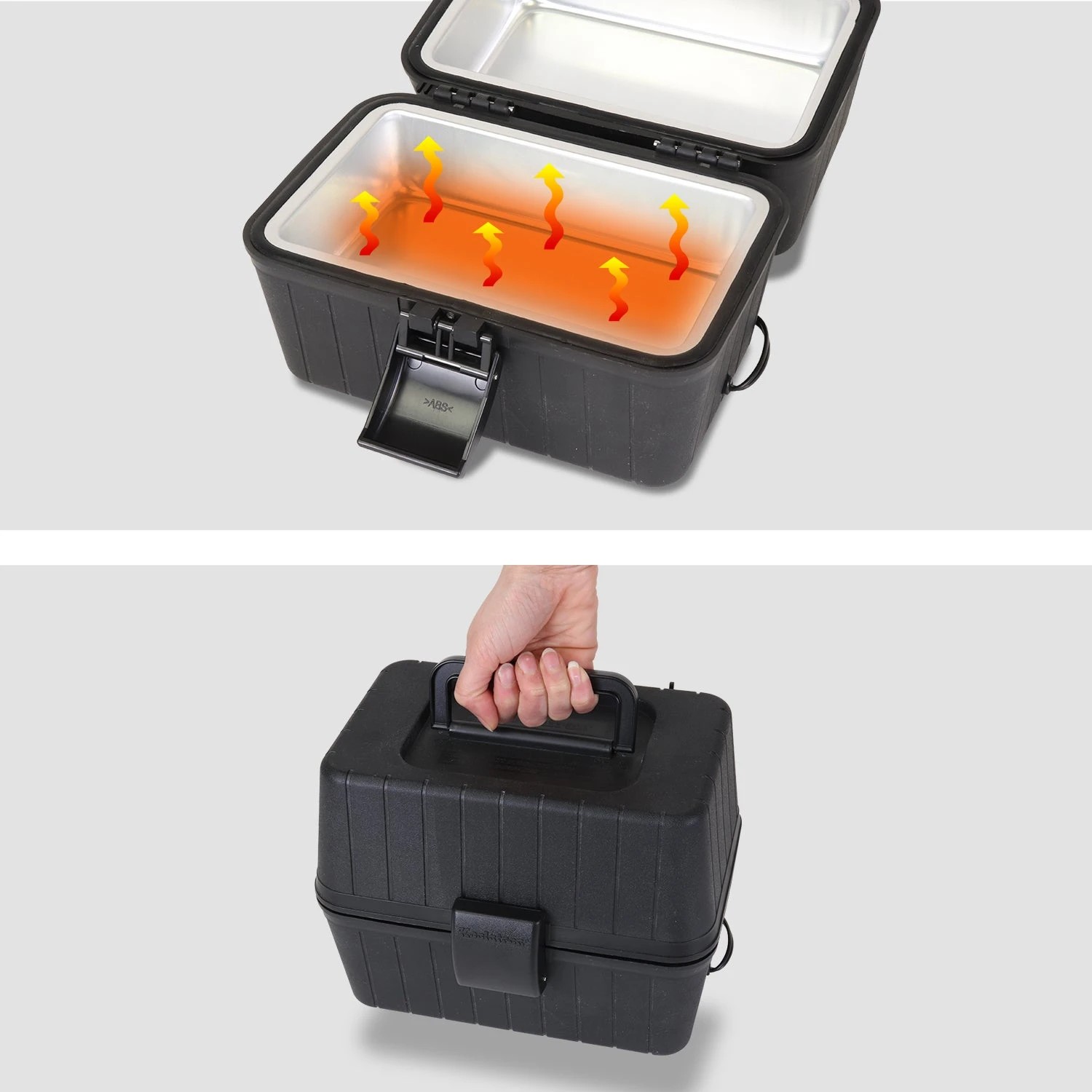 4 Koolatron Lunch Box 1.5L (Black) - Black, 4 of 6