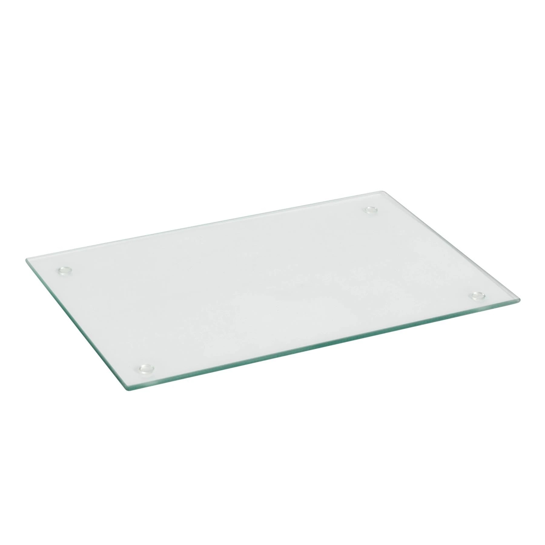 1 Harbour Housewares Glass Chopping Board - 40cm x 30cm - Clear, 1 of 6
