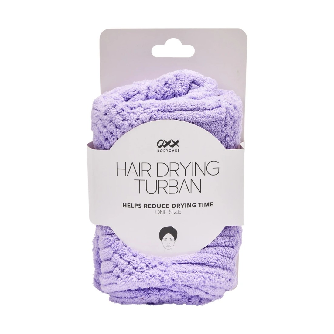 4 OXX Bodycare Hair Drying Turban - Lilac, 4 of 5