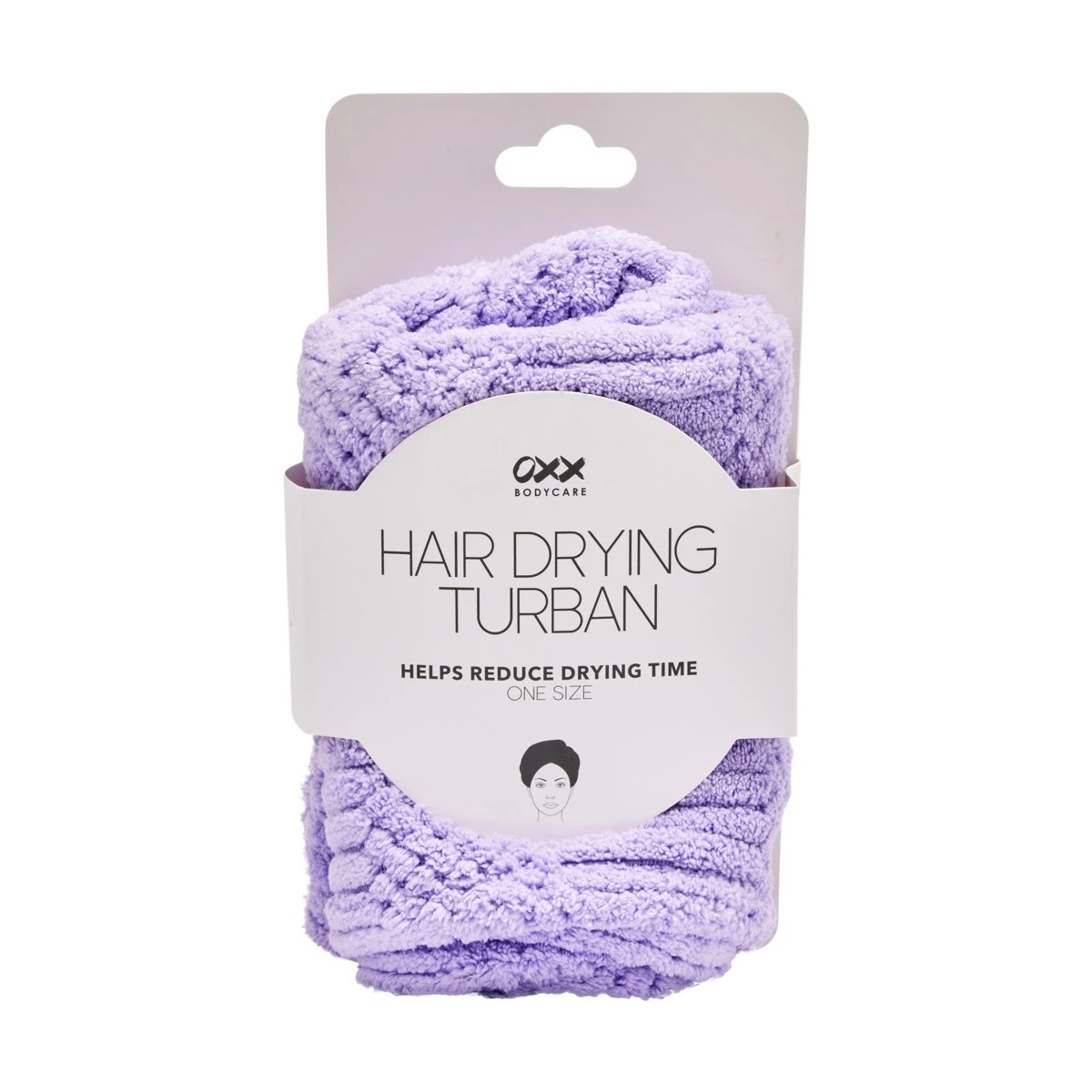 4 OXX Bodycare Hair Drying Turban - Lilac, 4 of 5