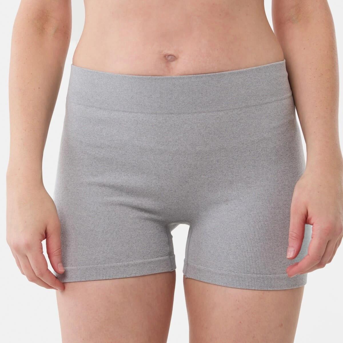 3 3 Pack Rib Shorties BLACK, GREY MARLE, BLACK, 3 of 7