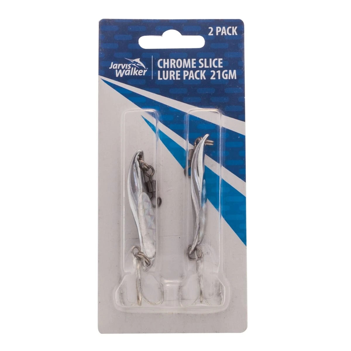 1 Jarvis Walker Chrome Slice Lures - Set of 2, 1 of 3