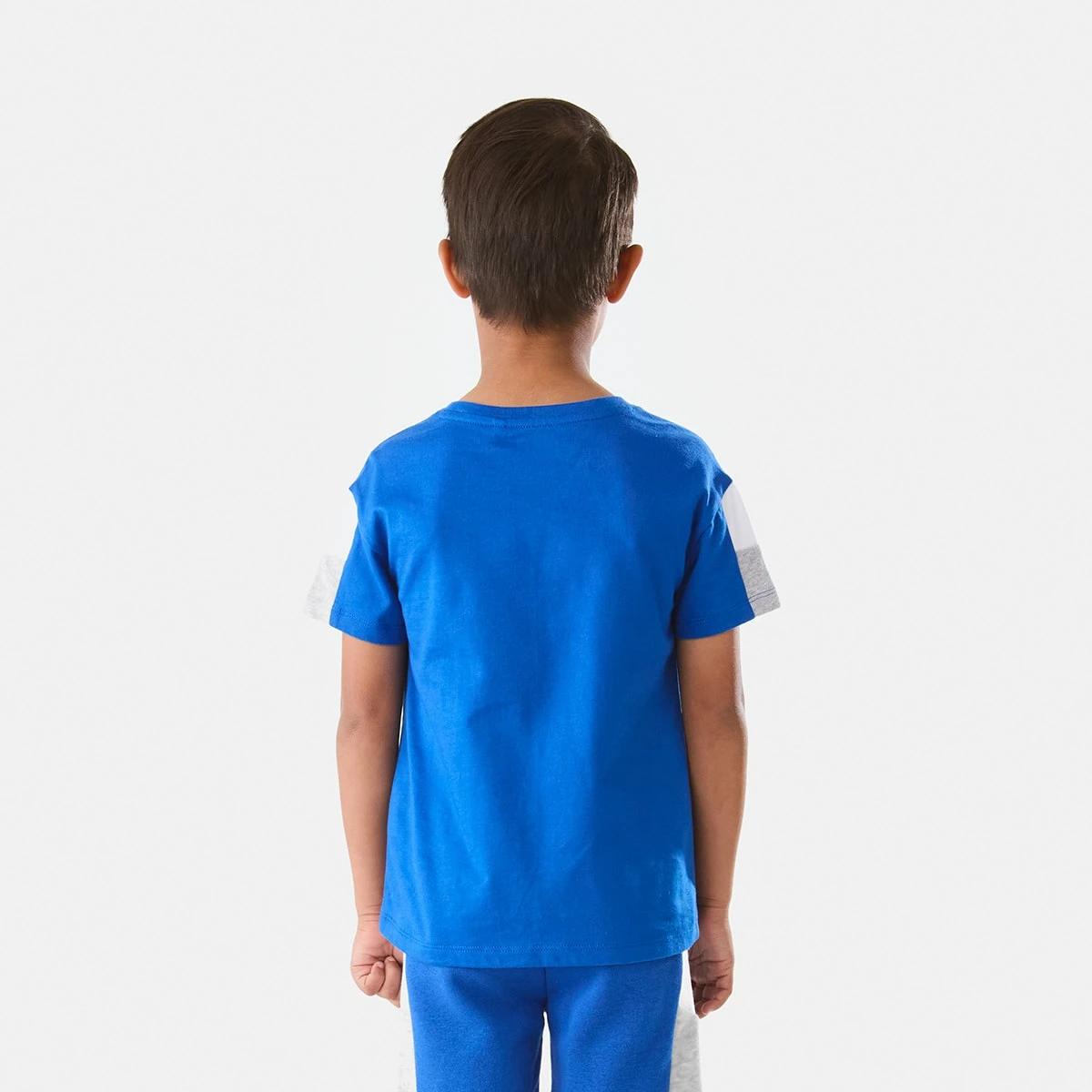 2 Sleeve Panel T-shirt Ntcl Blue, 2 of 8